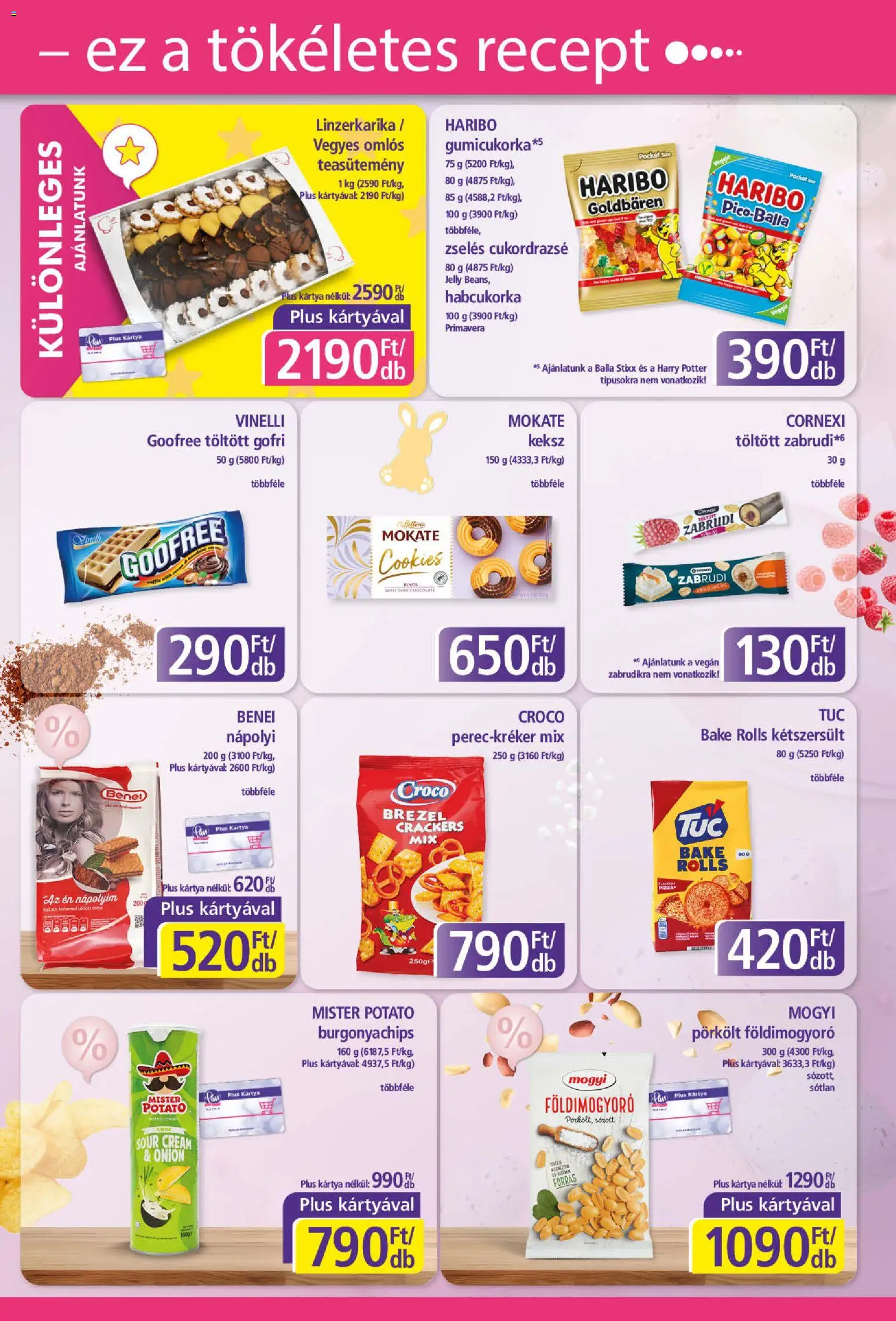 Plus Market akciós ujság - amely érvényes a következő dátumtól: 05.03.2026 | Oldal: 9 | Termékek: Kétszersült, Vegán, Keksz, Nápolyi