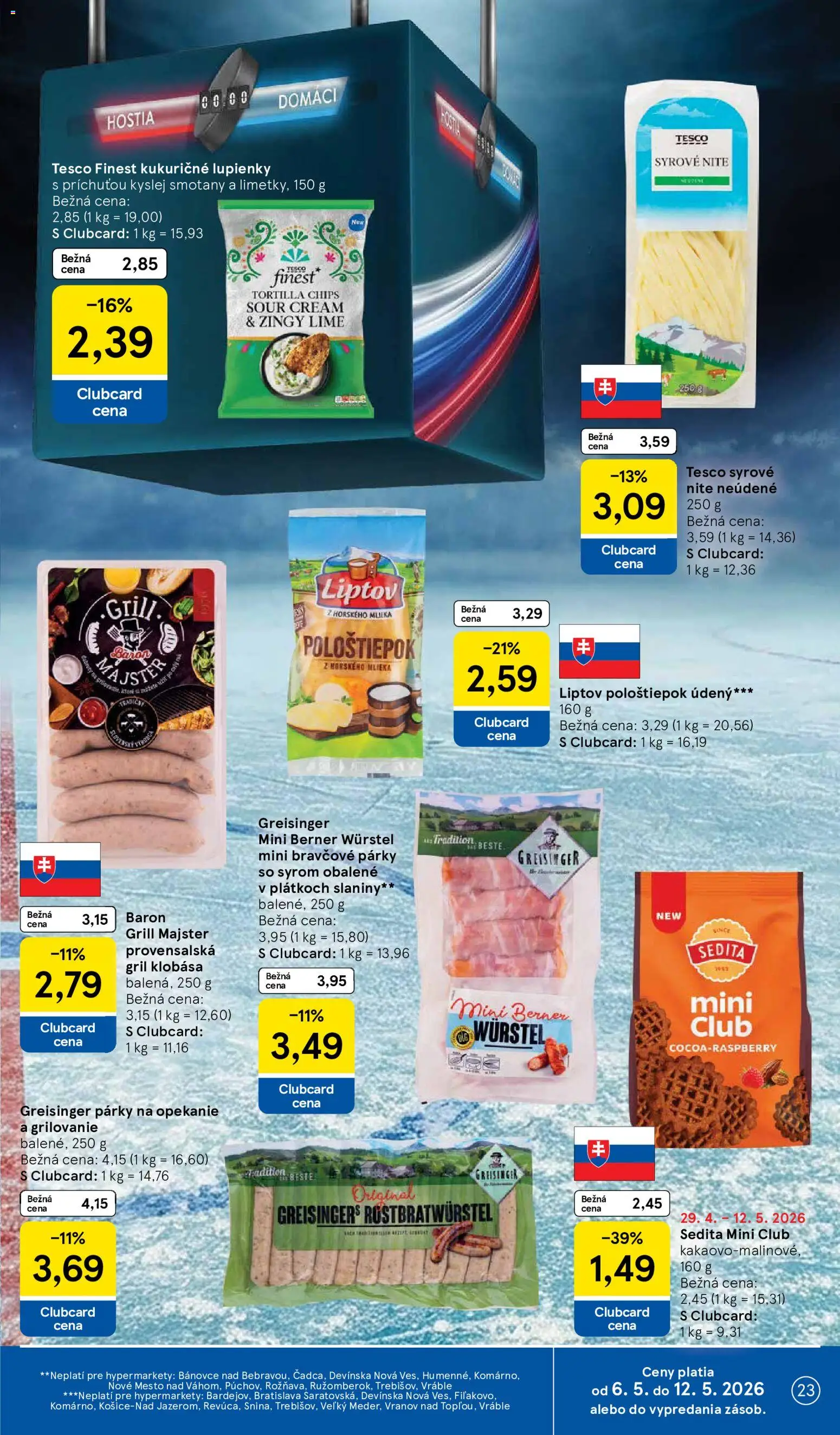 Nové Tesco akcie – leták je platný od 06.05.2026 | Strana: 23