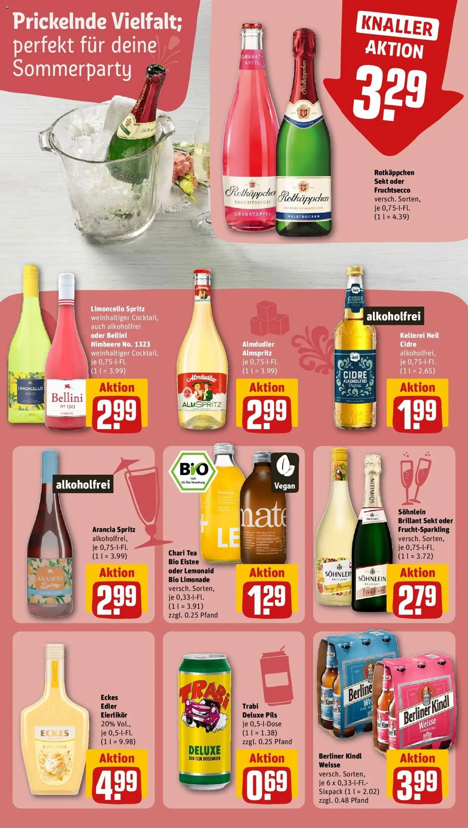 Rewe Prospekt Berlin / Friedrichshain – gültig ab 05.07.2026 | Seite: 17 | Produkte: Äpfel, Dosenbier, Limoncello, Rotkäppchen