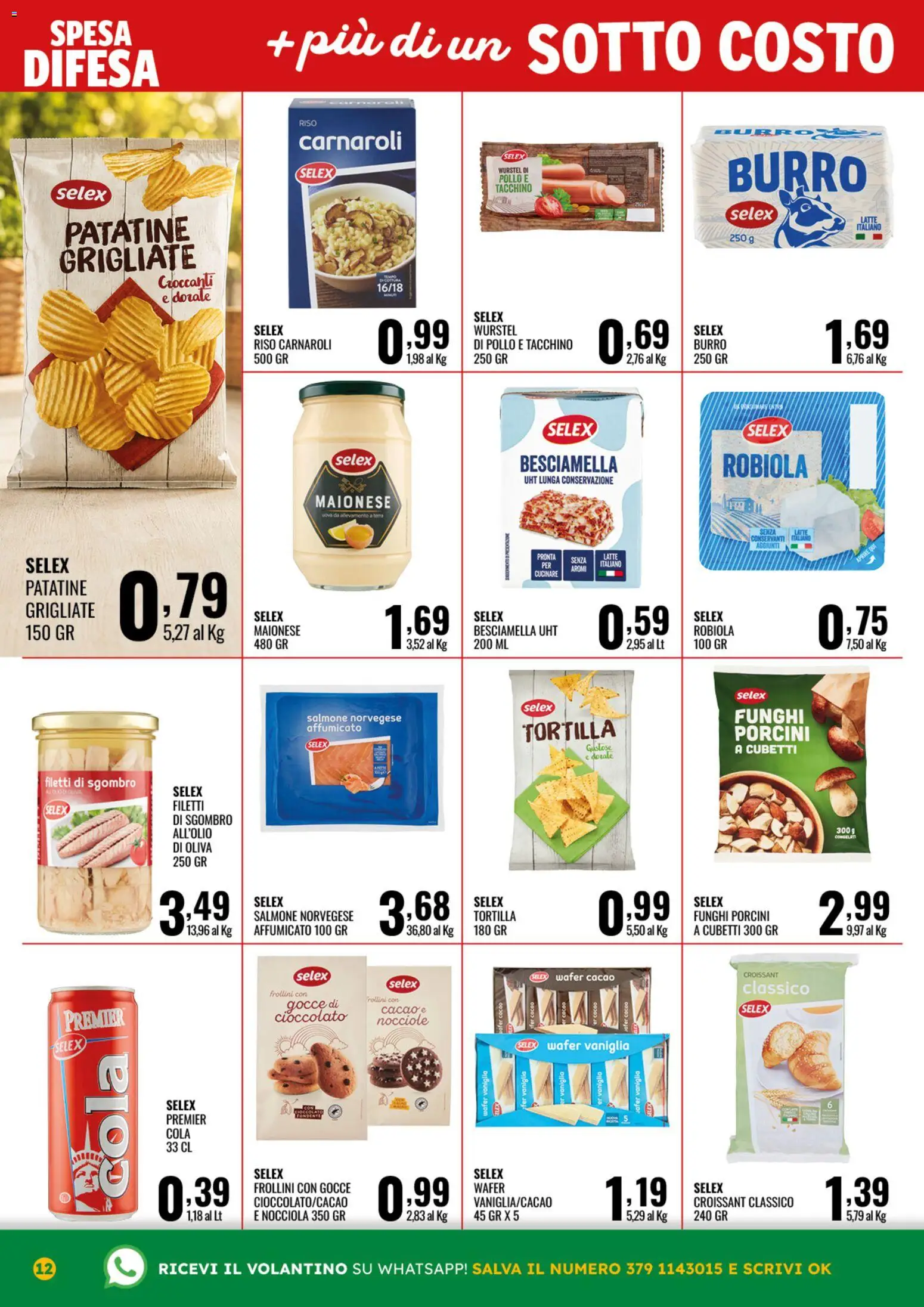 Volantino GECOP del 24/08/2026 | Pagina: 12 | Prodotti: Uova, Pollo, Burro, Sgombro