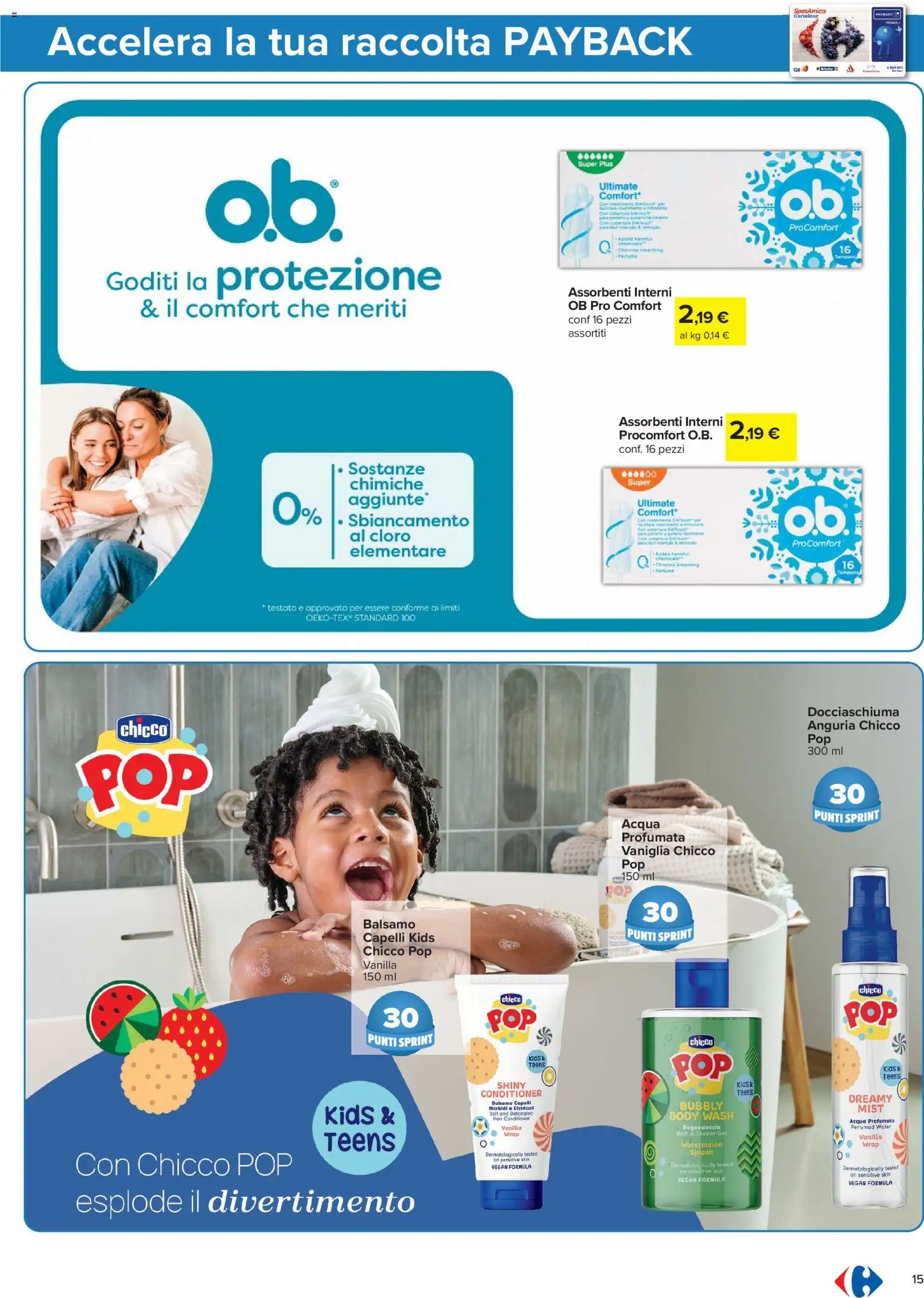 Volantino Carrefour del 24/07/2026 | Pagina: 15 | Prodotti: Balsamo, Acqua, Anguria