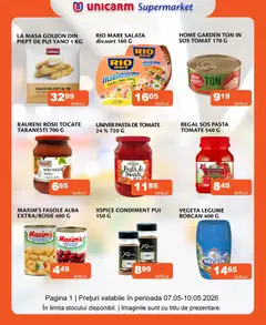 Ofertele Unicarm valabile de la 07.05.2026