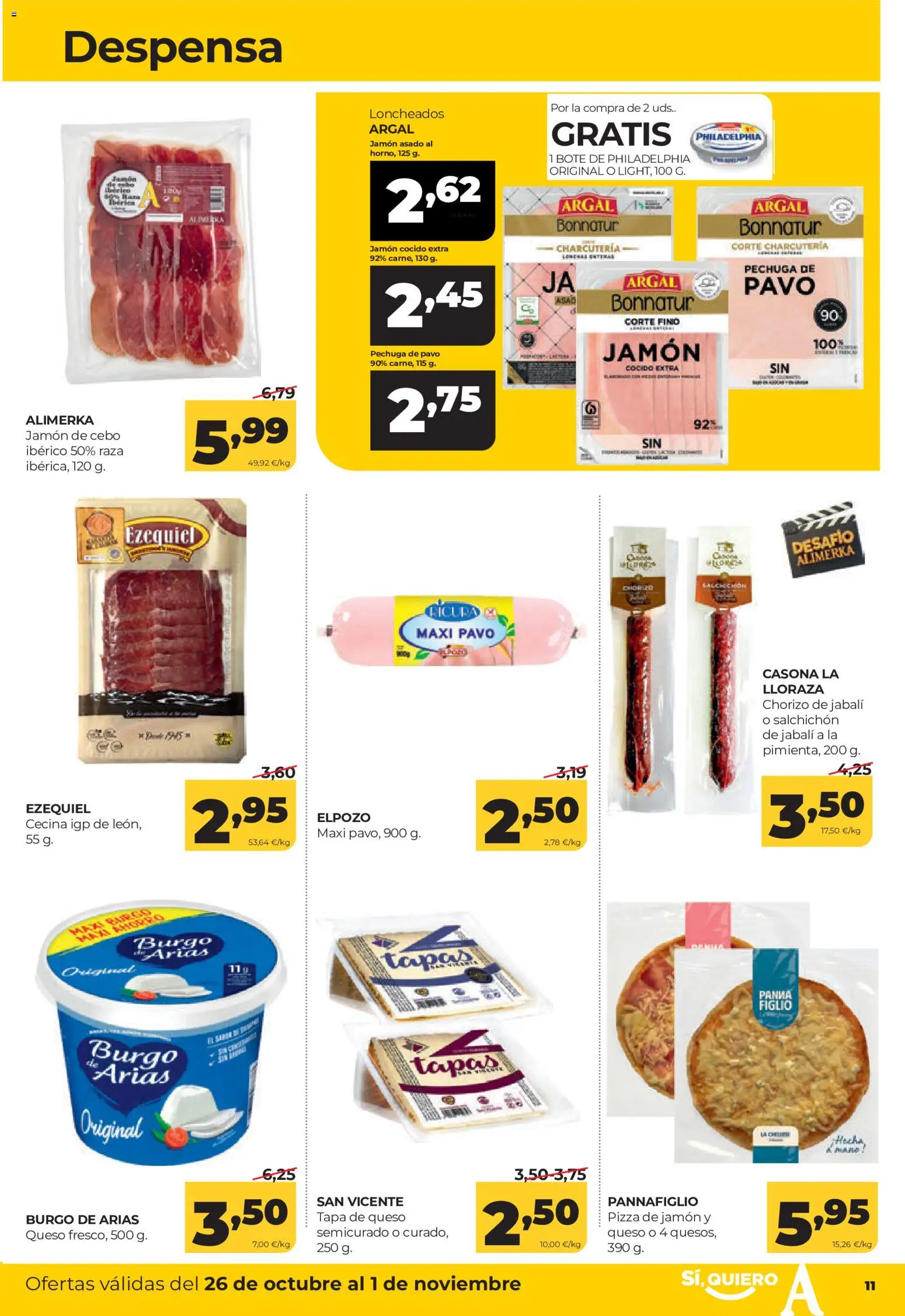 Folleto Alimerka - Página 11 - Ofertas válidas hasta el 1 de noviembre de 2026