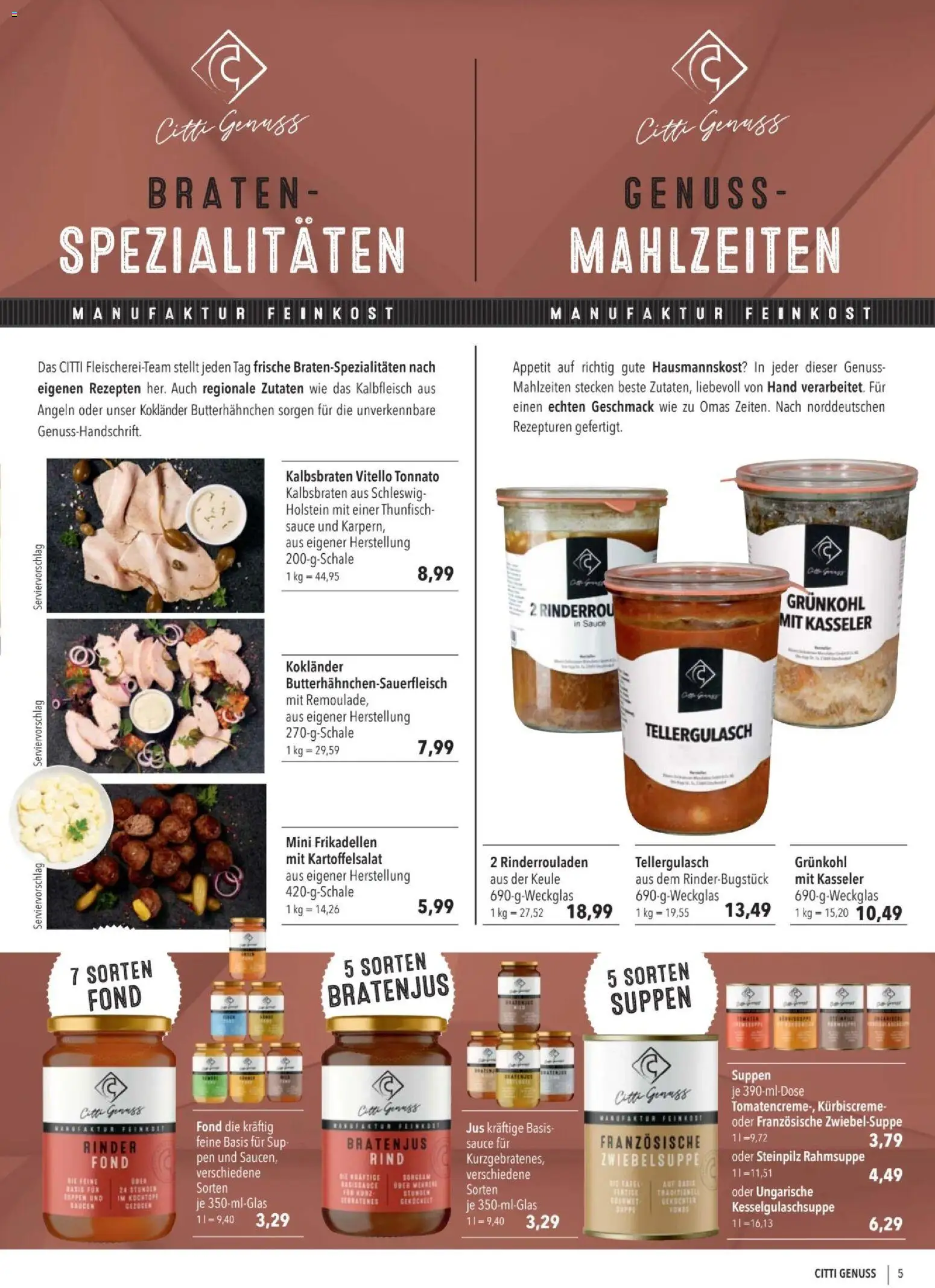 CITTI tilbudsavis – gyldig fra 06/10/2026 | Side: 5 | Produkter: Kartoffelsalat
