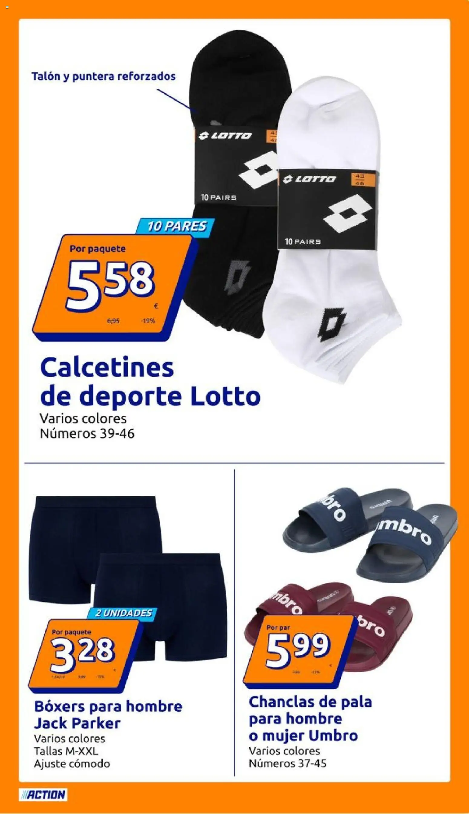 Action folleto │ válido desde el 15/07/2026 | Página: 5 | Productos: Boxers, Bóxers para hombre, Calcetines