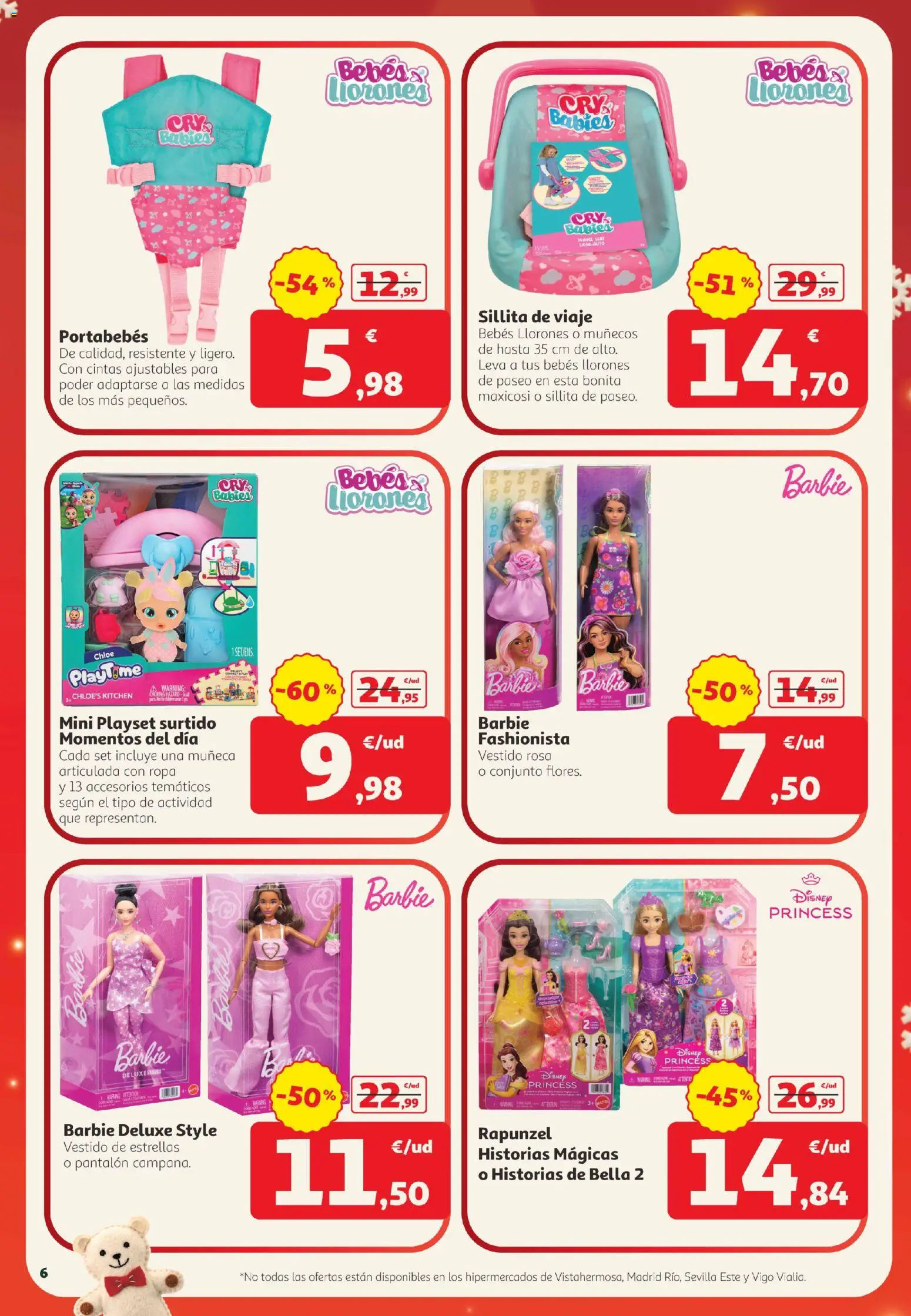 Alcampo folleto Telde │ válido desde el 22/10/2026 | Página: 6 | Productos: Muñeca, Ropa