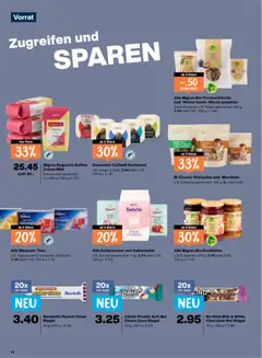 Migros Exquisito Kaffee Crema Mild, Bohnen oder gemahlen, 4 x 500 g ab 29.10.2026 gültig | Seite: 14 | Produkte: Kaffee, Nüsse