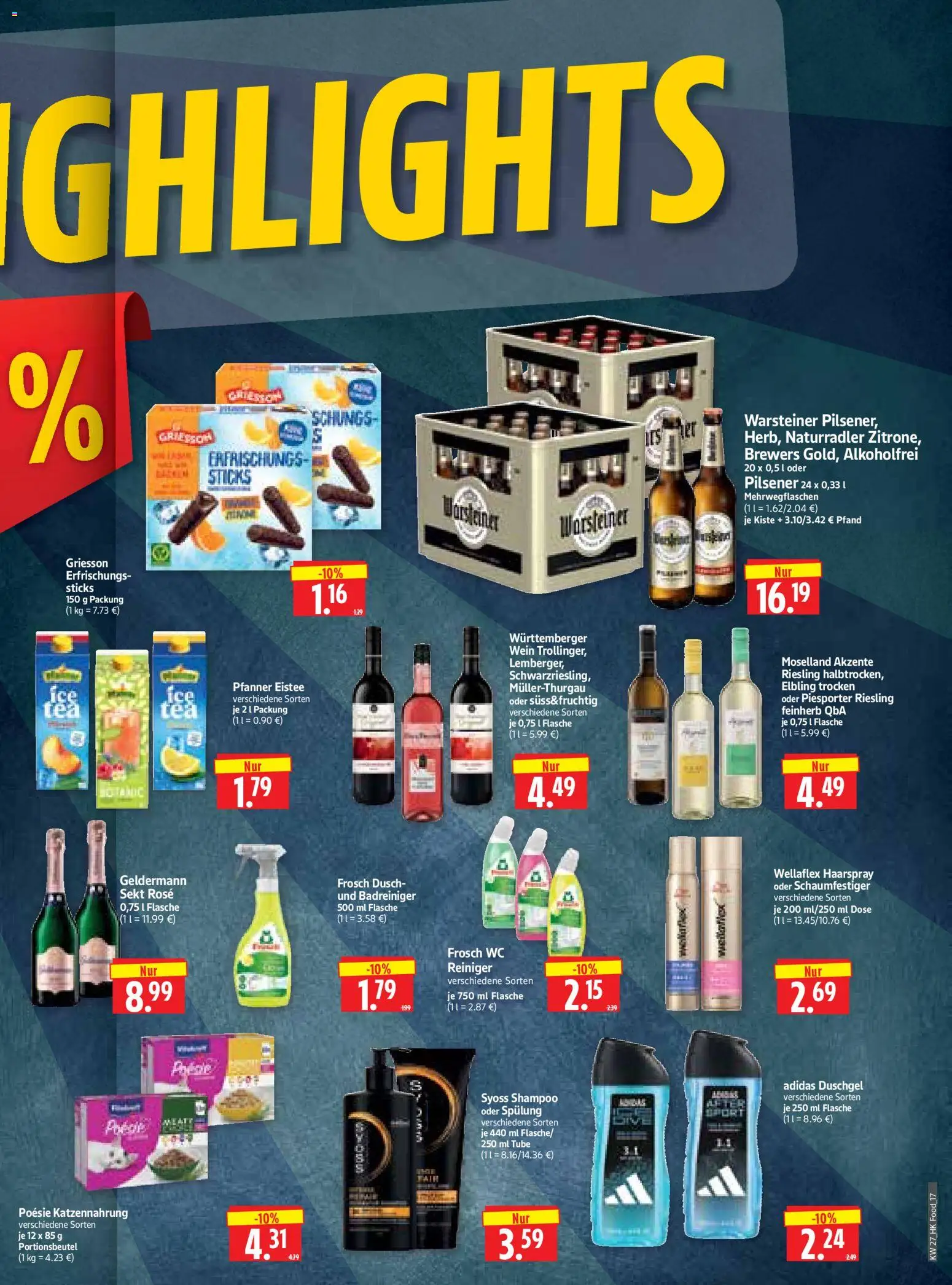 HERKULES Prospekt – gültig ab 29.06.2026 | Seite: 17 | Produkte: Sekt, Haarspray, Warsteiner, Wein