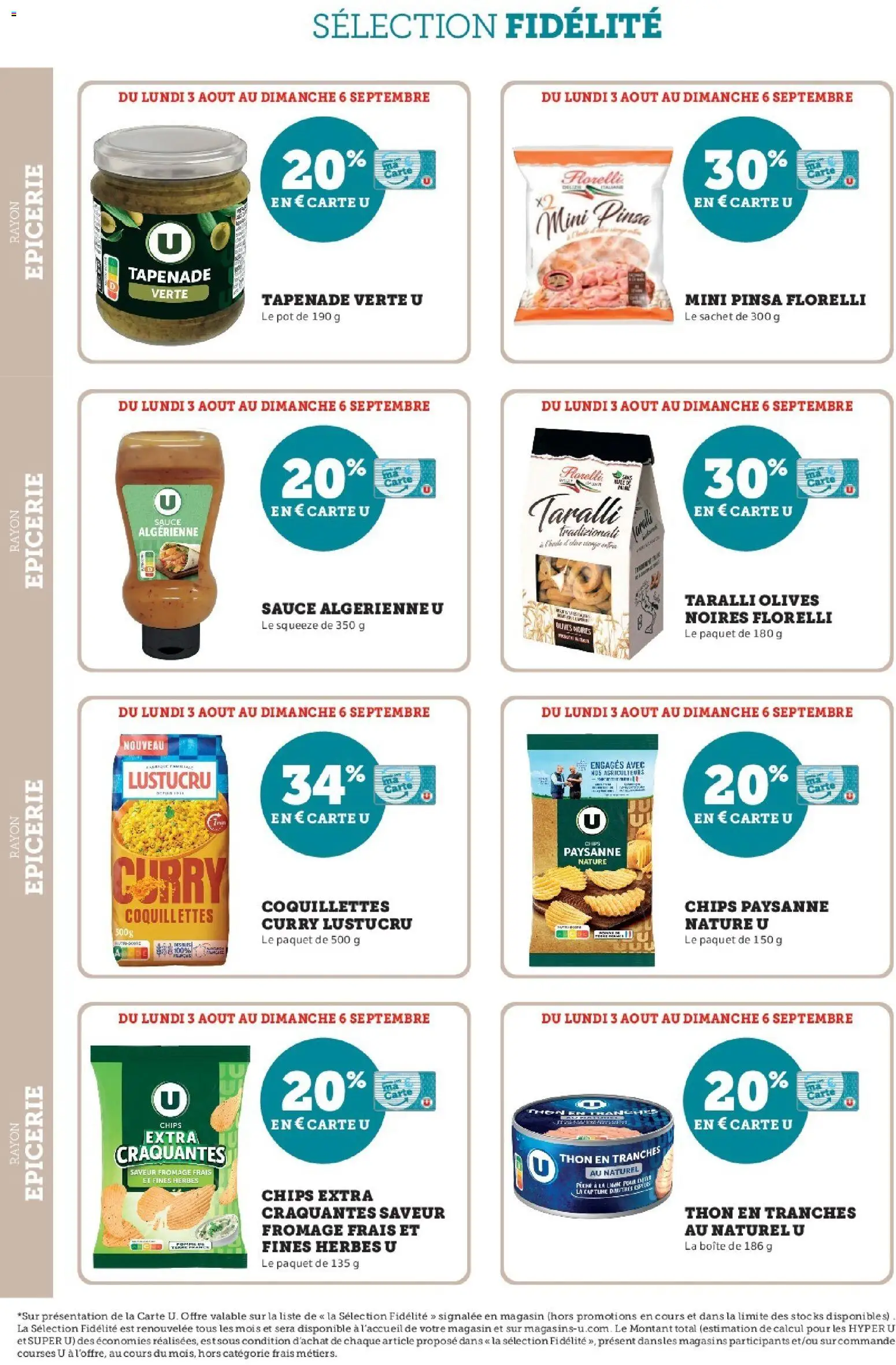 {H1} | Page: 24 | Produits: Pomme, Thon, Coquillettes, Chips
