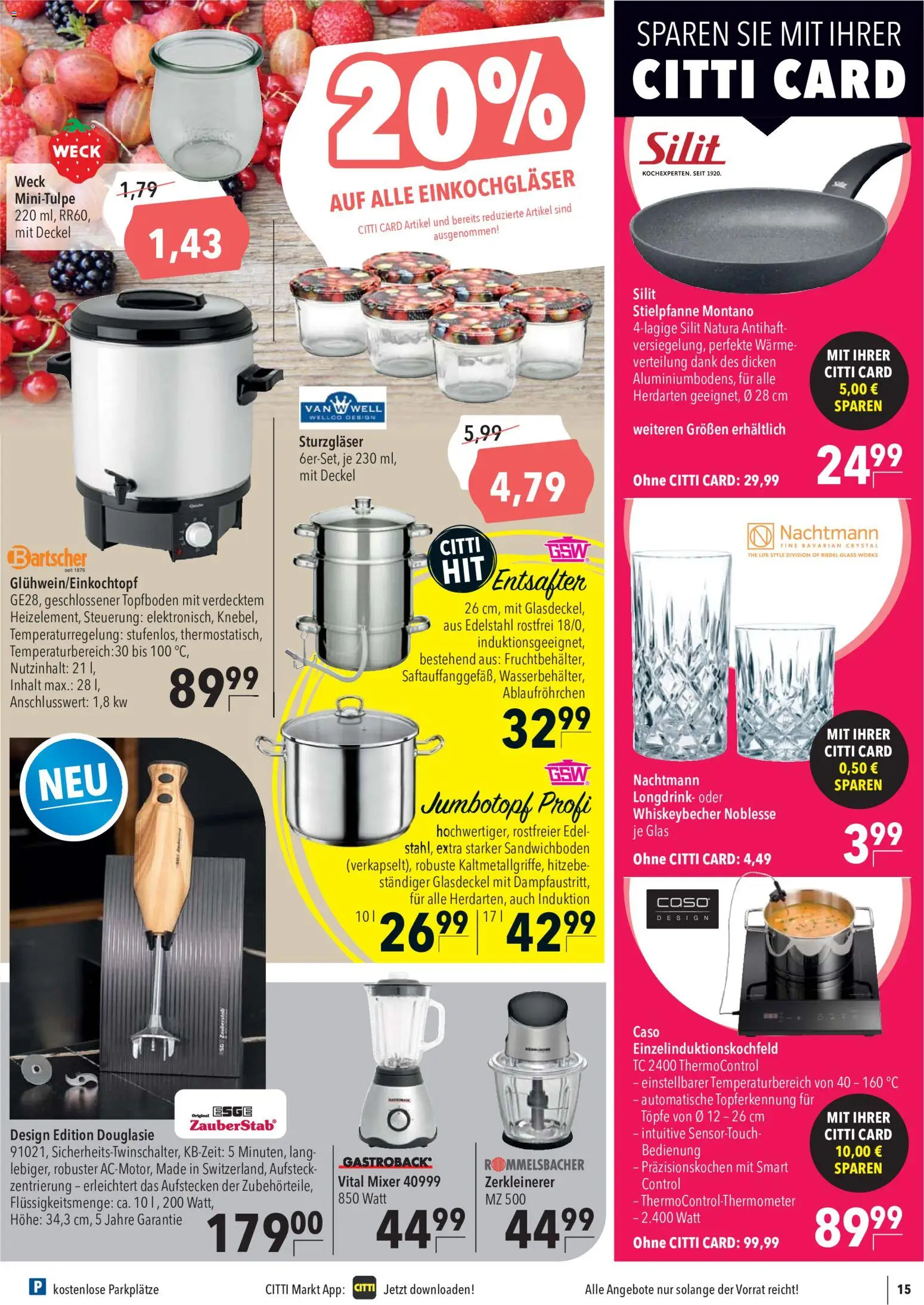 CITTI Markt Prospekt – gültig ab 22.07.2026 | Seite: 17 | Produkte: Mixer, Entsafter