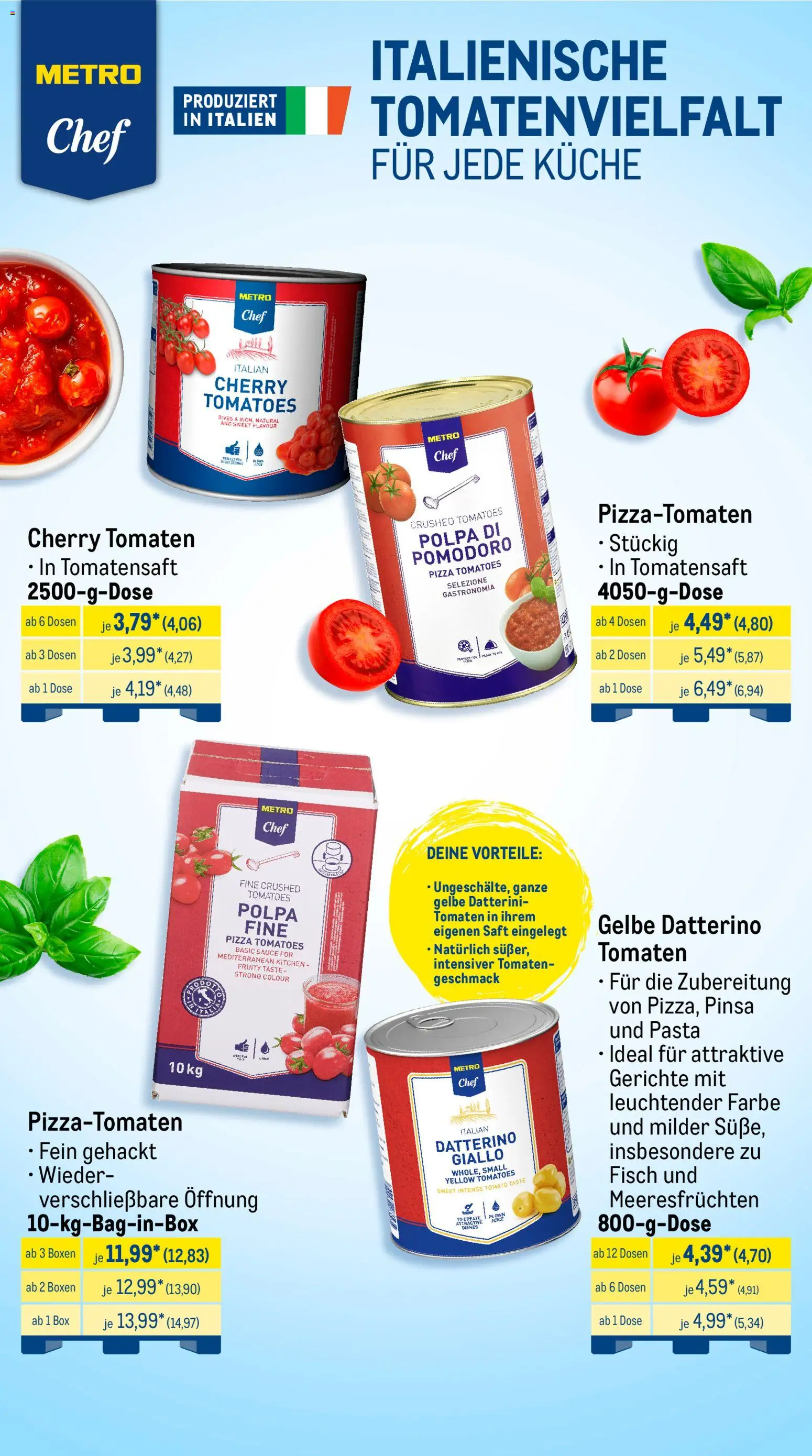 Metro Monats-Menü – gültig ab 01.07.2026 | Seite: 8 | Produkte: Box, Fisch, Pasta, Pizza