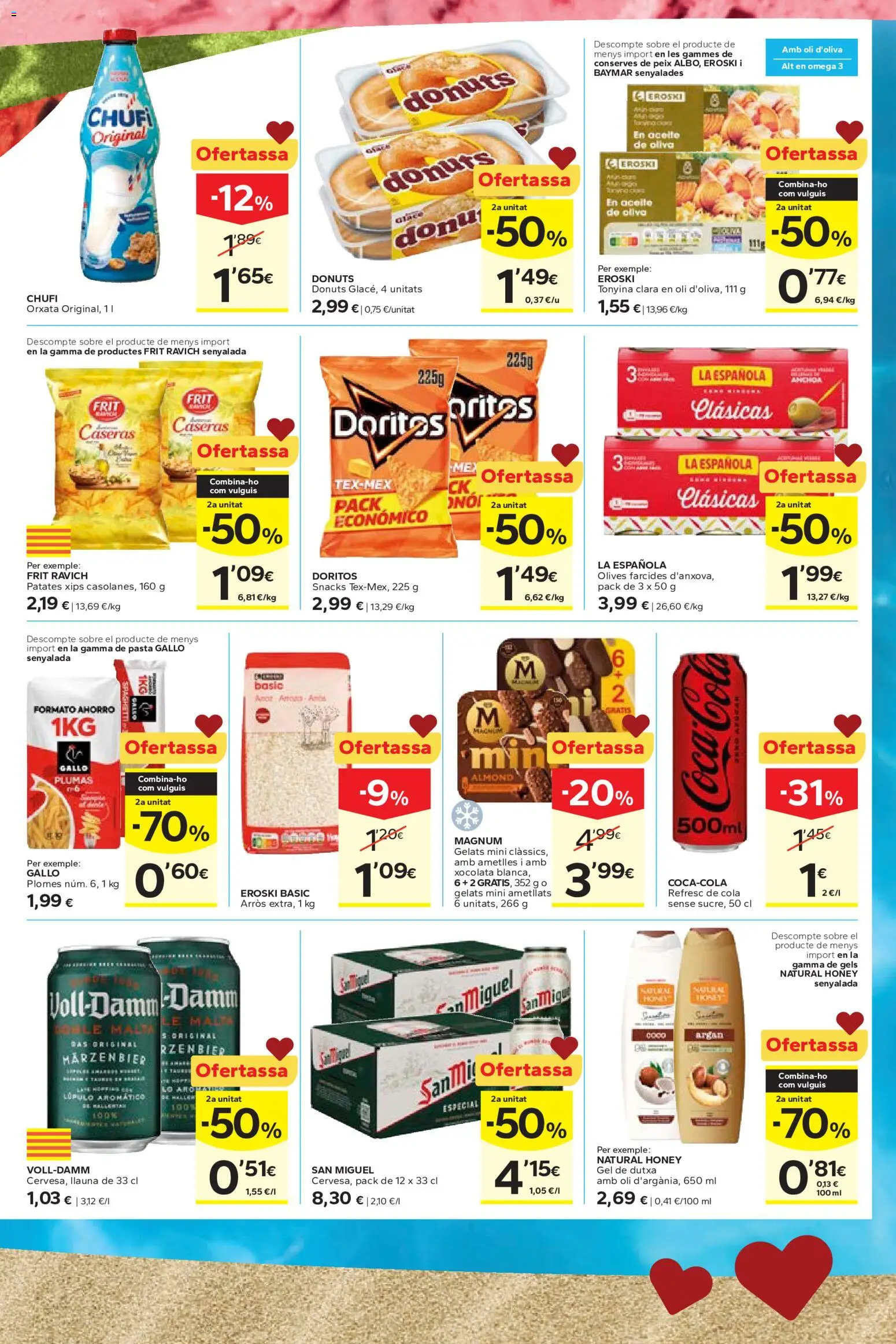 Caprabo folleto │ válido desde el 11.06.2026 | Página: 11 | Productos: Δοχείο φοντί, Aceite, Pasta, Donuts