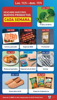 Vista previa Carne y pescado, Meat and fish products. válido desde el 11.05.2026 | Página: 3