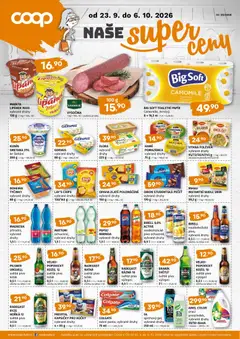 Náhled letáku Terno leták - COOP naše super ceny od 23.09.2026