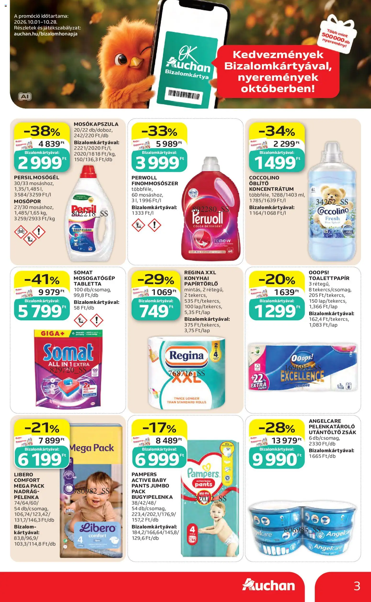 Auchan akciós ujság - amely érvényes a következő dátumtól: 2026.10.22. | Oldal: 3