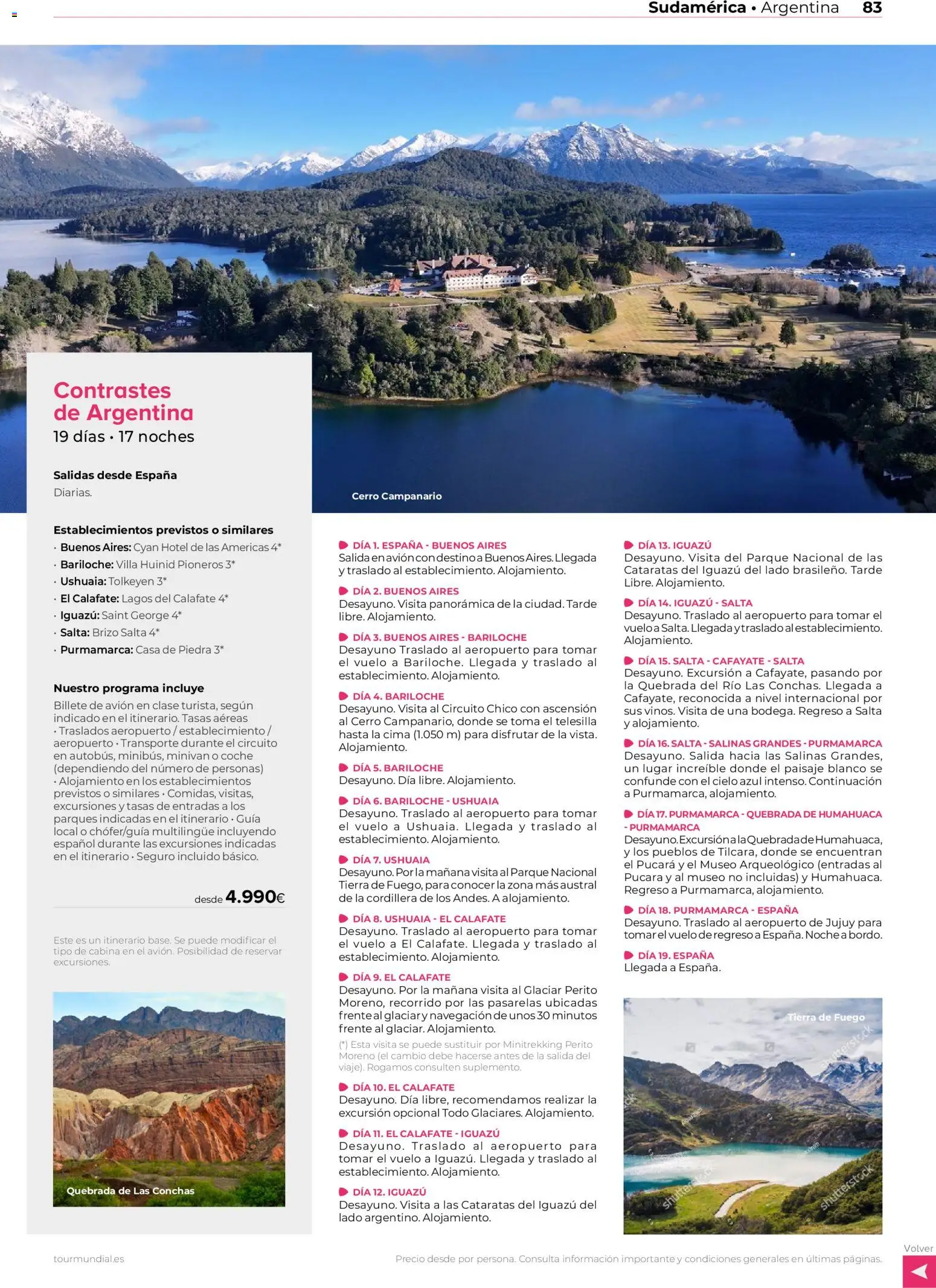 Viajes El Corte Inglés Centroamérica y Sudamérica │ válido desde el 01/01/2026 | Página: 82 | Productos: Navegación, Tierra