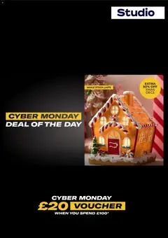 Preview of Studio Cyber monday advice valid from 20/10/2026