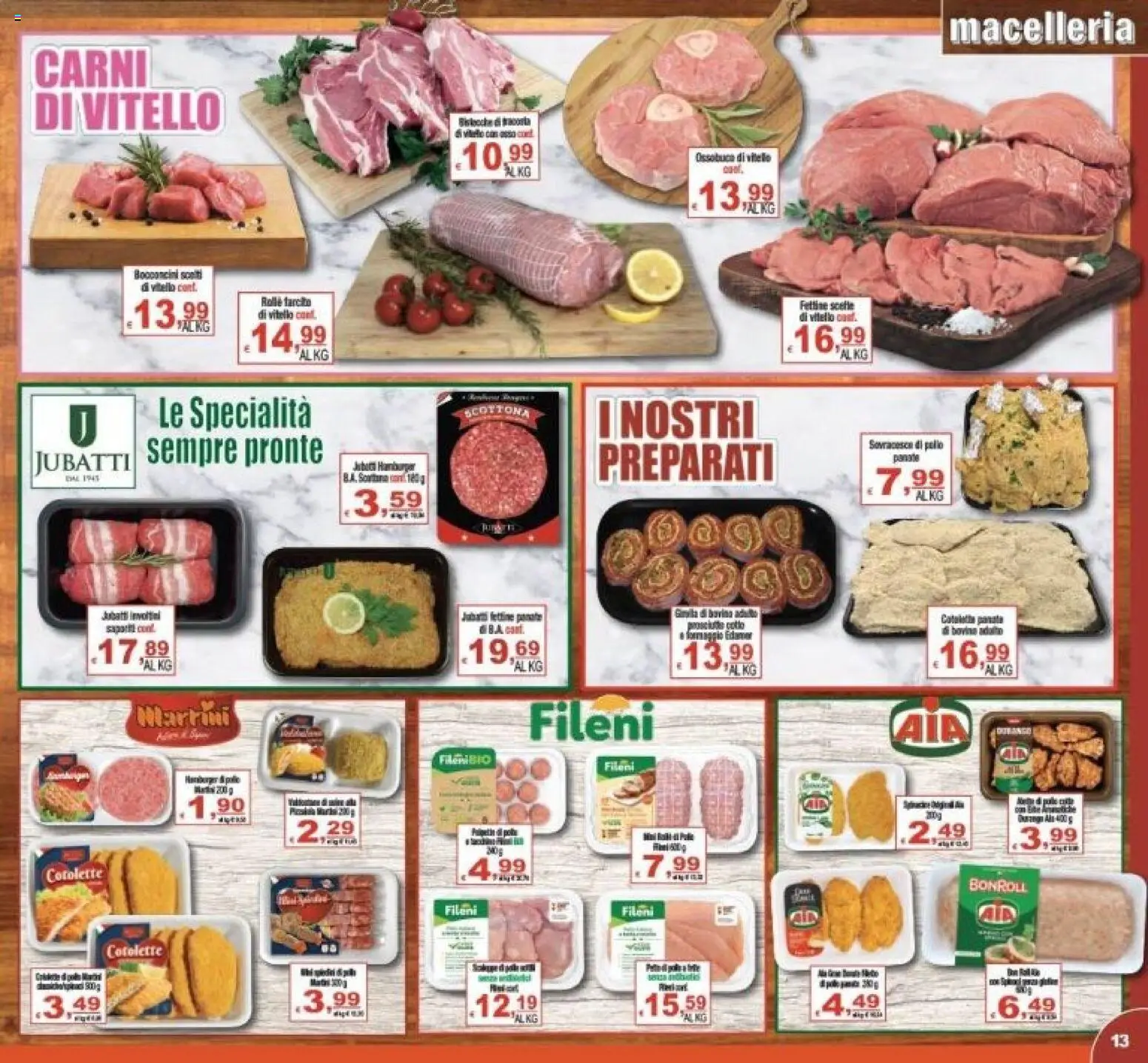 Volantino CTS del 23/09/2026 | Pagina: 13 | Prodotti: Prosciutto Cotto, Pollo, Prosciutto, Specialità