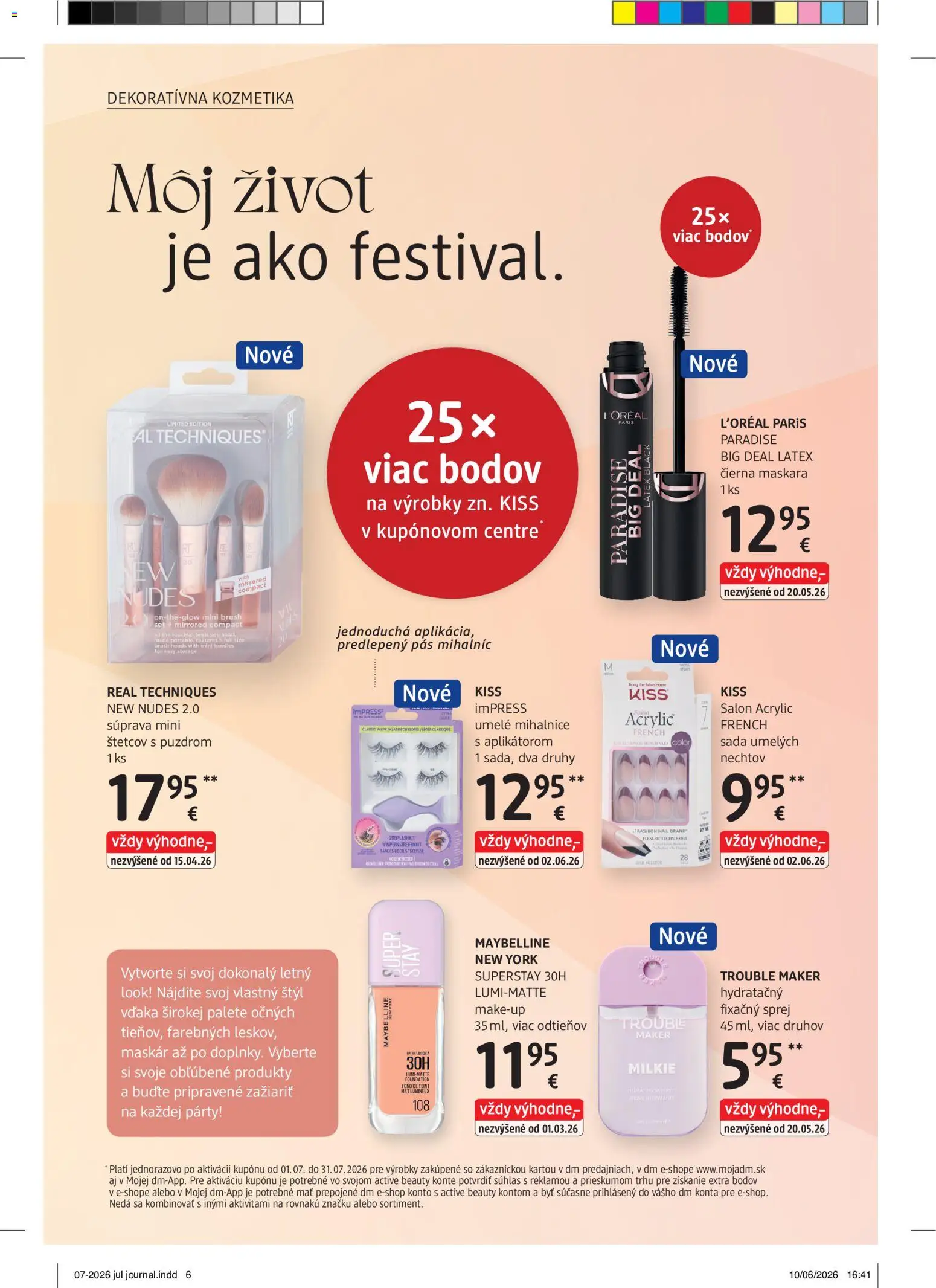 Nové dm drogerie akcie – leták je platný od 01.07.2026 | Strana: 6