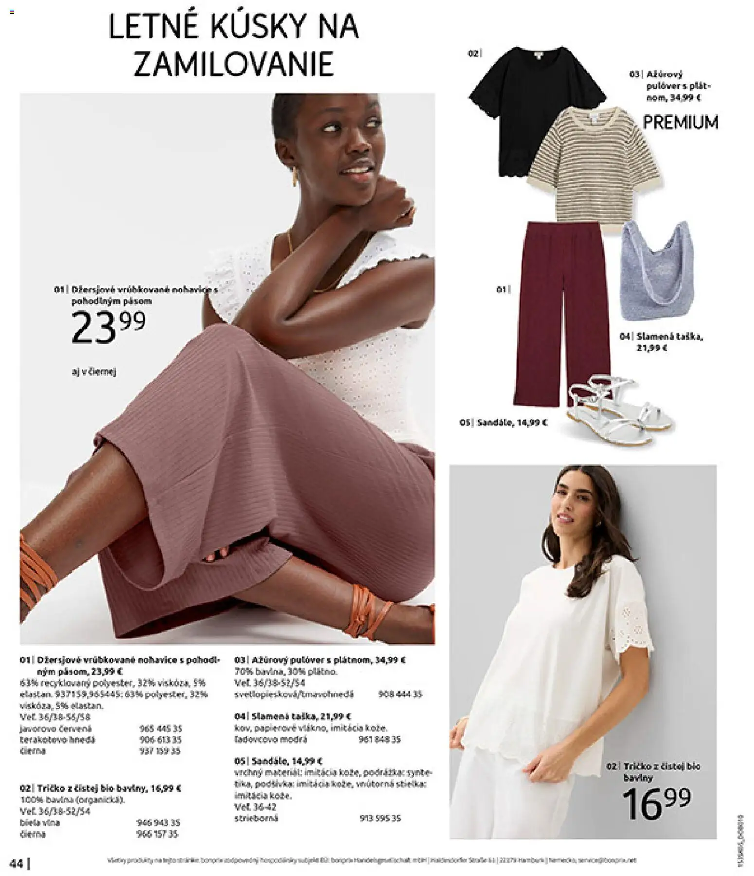 Nové Bonprix akcie – leták je platný od 01.01.2026 | Strana: 46 | Produkty: Tričko, Nohavice