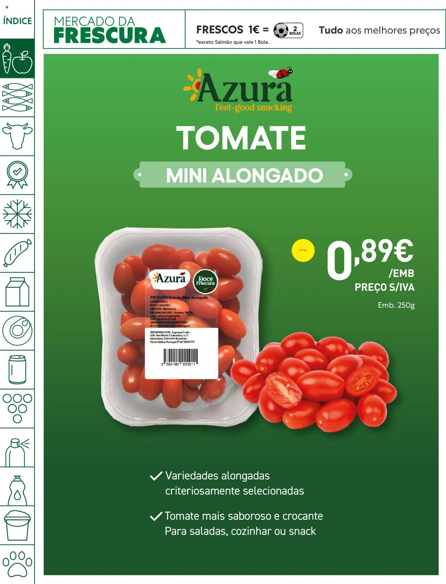 Recheio folheto │ válido de 05.05.2026 | Página: 2 | Produtos: Salmão, Tomate