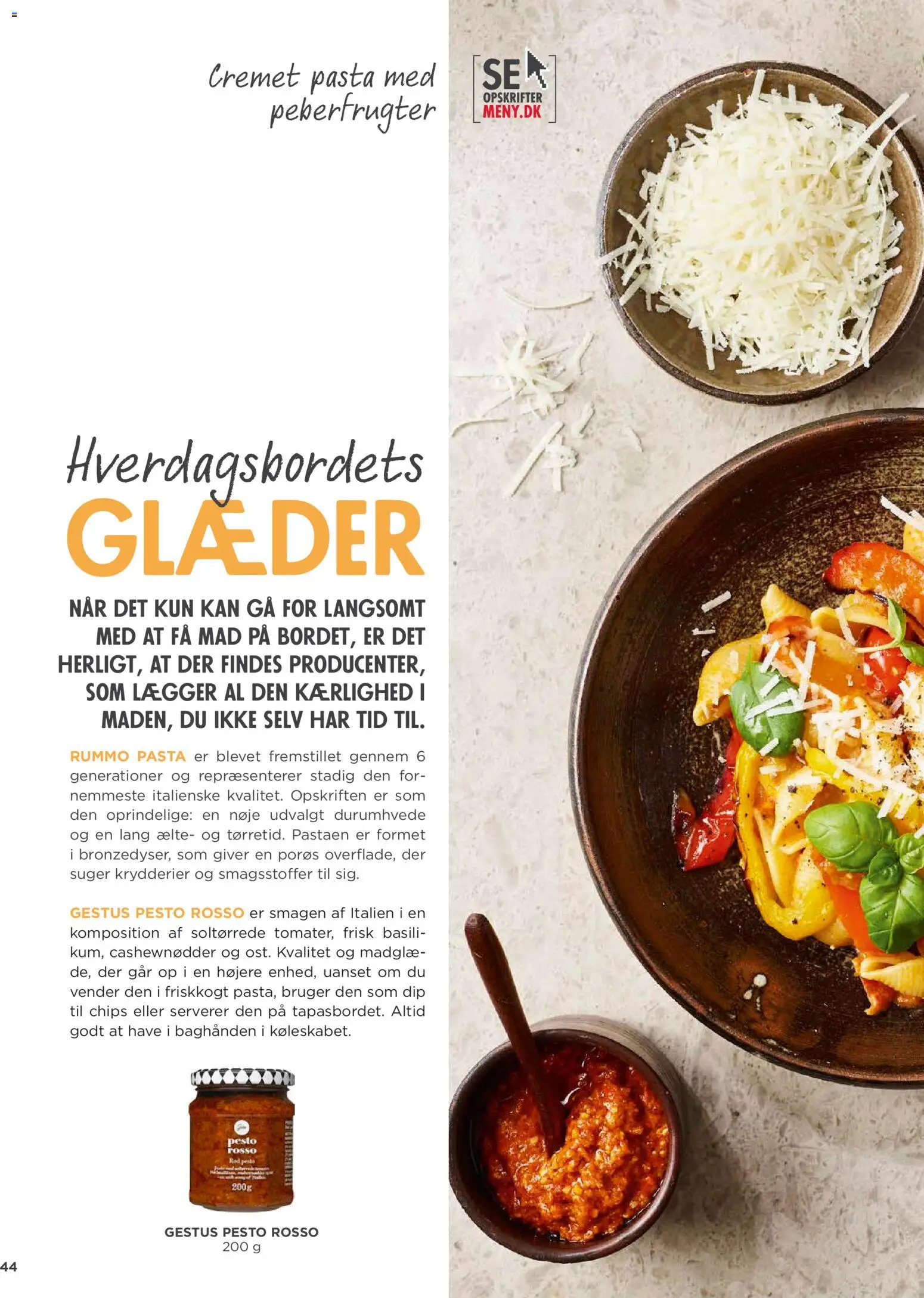 Meny tilbudsavis – gyldig fra 20.03.2026 | Side: 44 | Produkter: Chips, Peberfrugter, Pesto, Søm