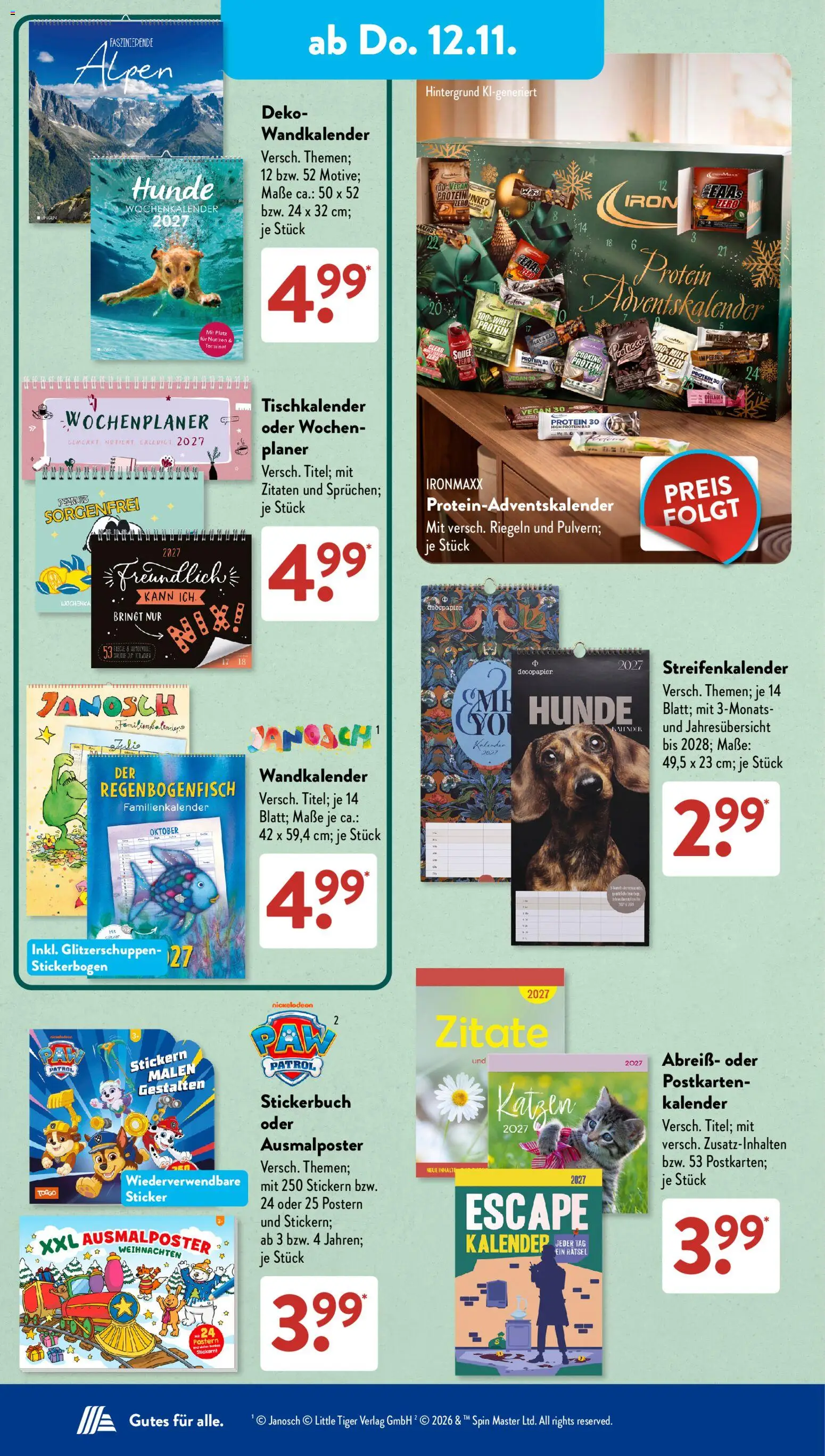 Aldi Süd Prospekt – gültig ab 09.11.2026 | Seite: 9