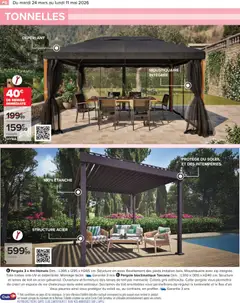 Carrefour - Prévisualisation de Carrefour Jardin là où la vie se cultive valide à partir de 24.03.2026 | Page: 46 | Produits: Moustiquaire, Pergola