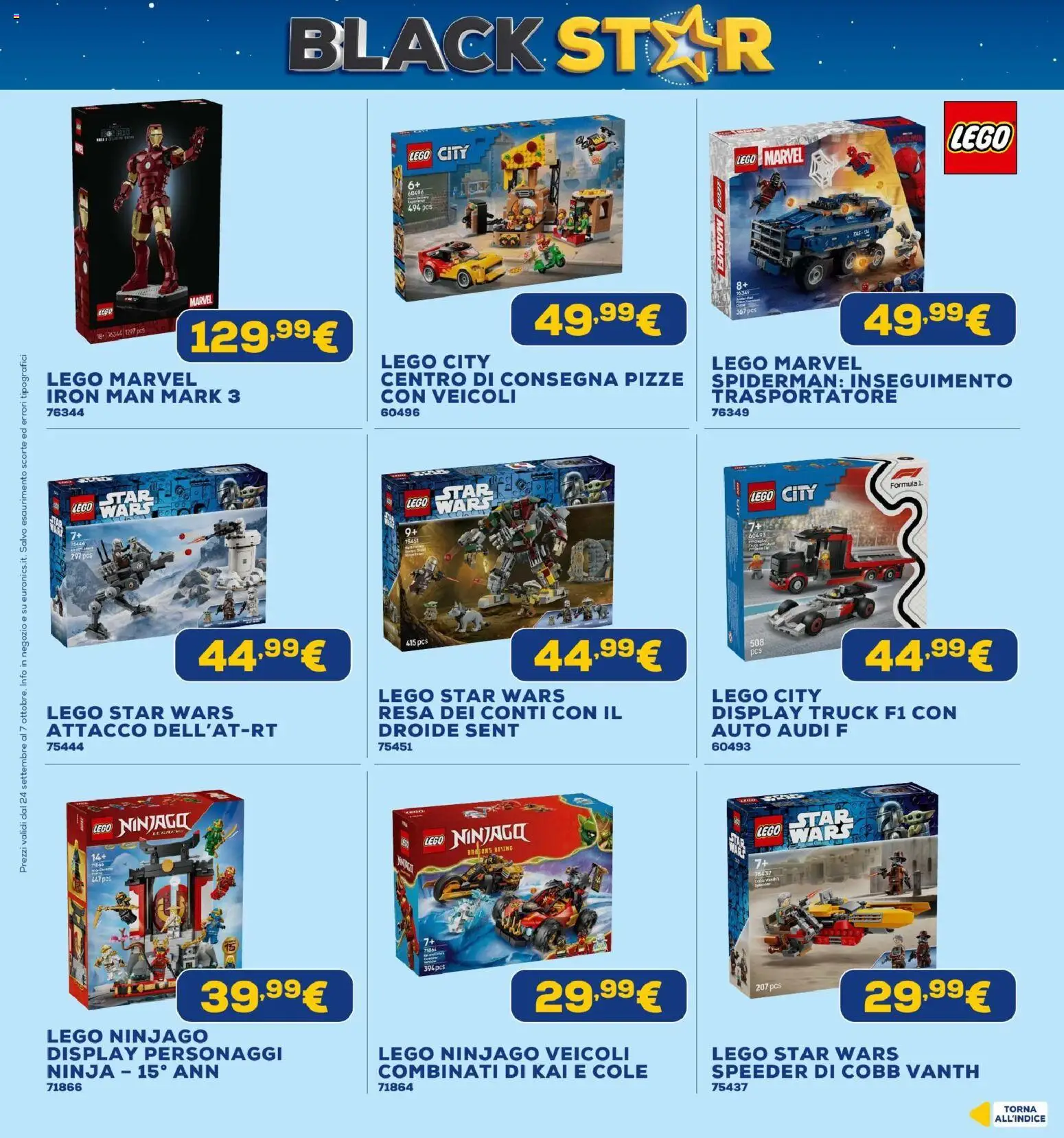 Volantino Euronics del 24/09/2026 | Pagina: 45 | Prodotti: LEGO