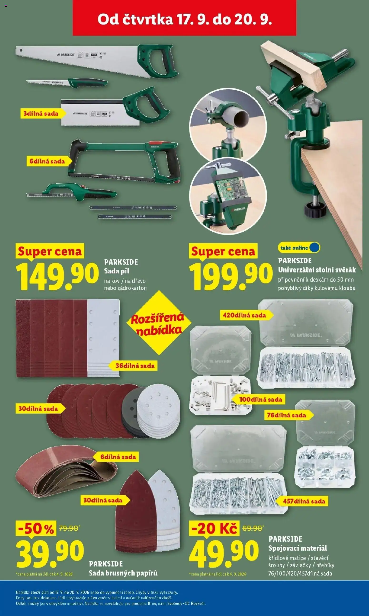 Lidl leták od 14.09.2026 - Nový akční leták | Strana: 25 | Produkty: Parkside