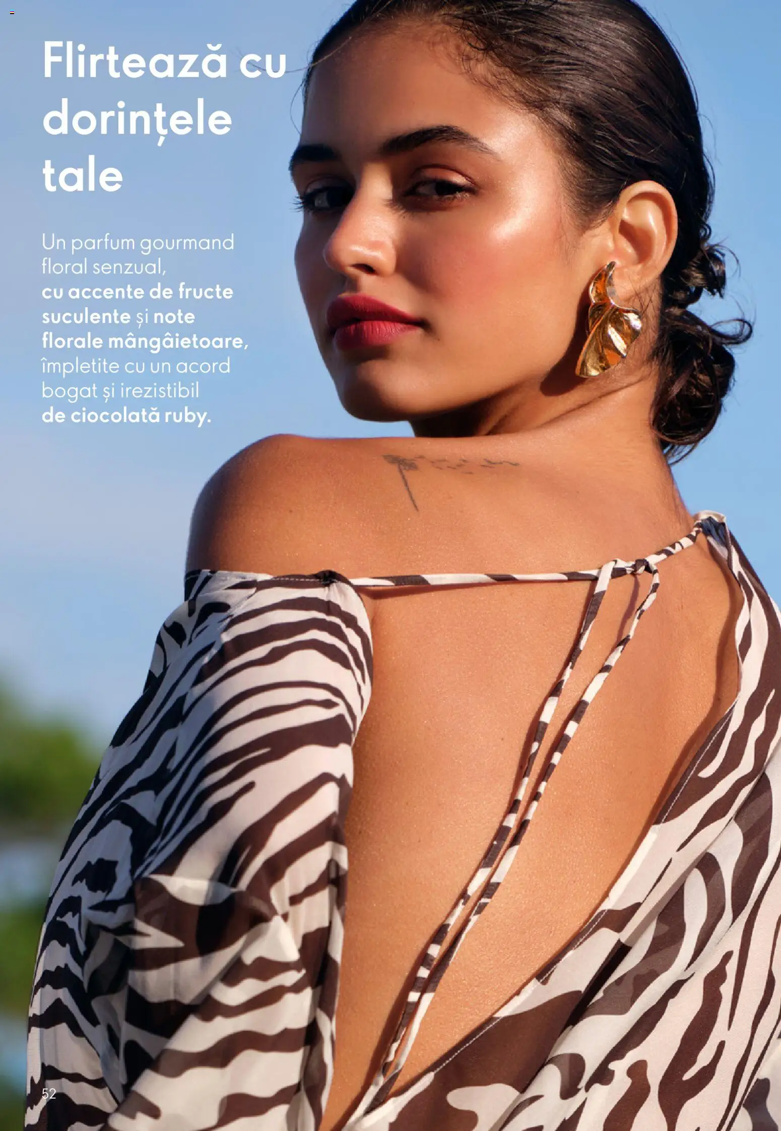 Noul catalog Oriflame – valabil de la 08.07.2026 | Pagină: 52 | Produse: Parfum, Ciocolată, Fructe