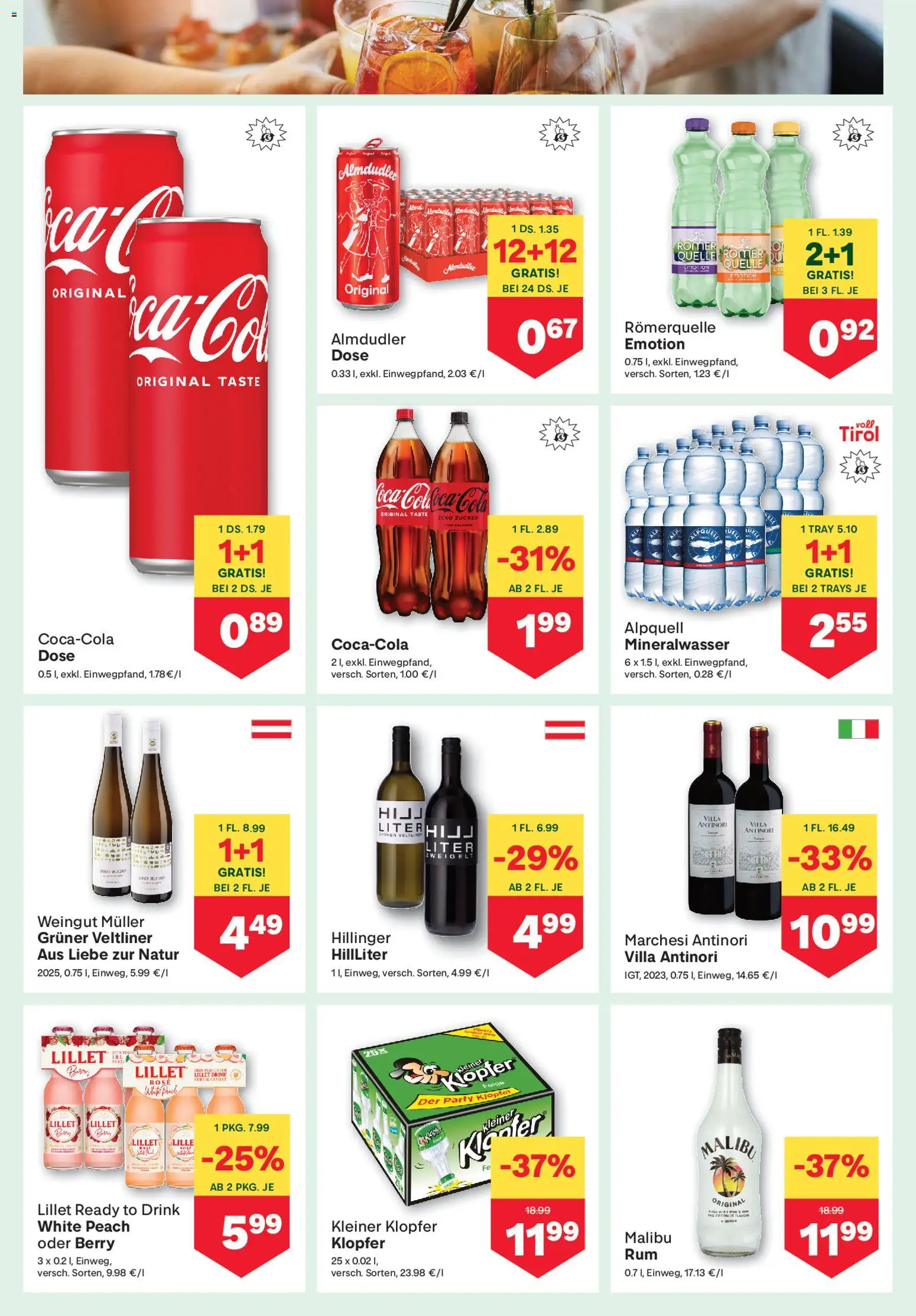 MPREIS Flugblatt gültig ab 17.09.2026 | Seite: 10 | Produkte: Zucker, Mineralwasser