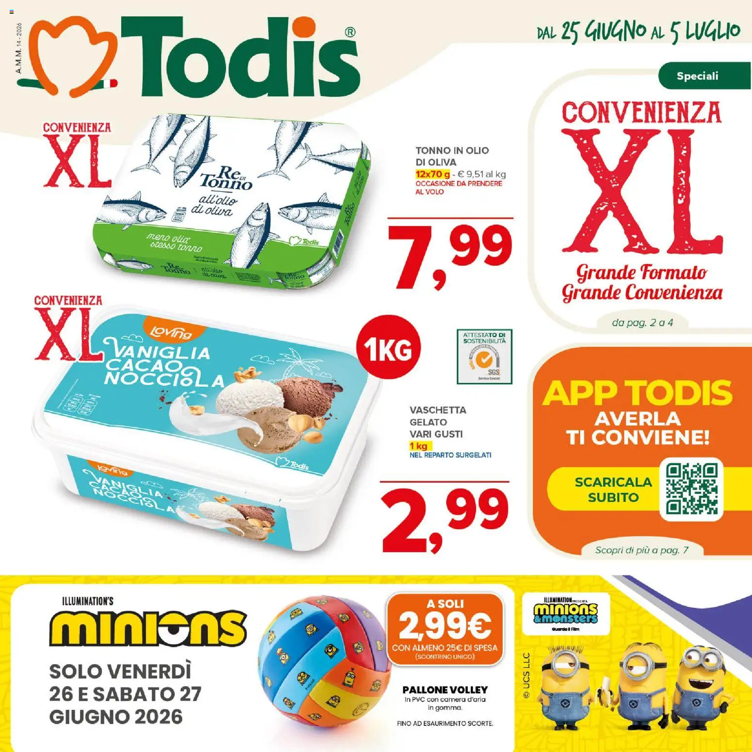 Volantino Todis del 25/06/2026 | Pagina: 1