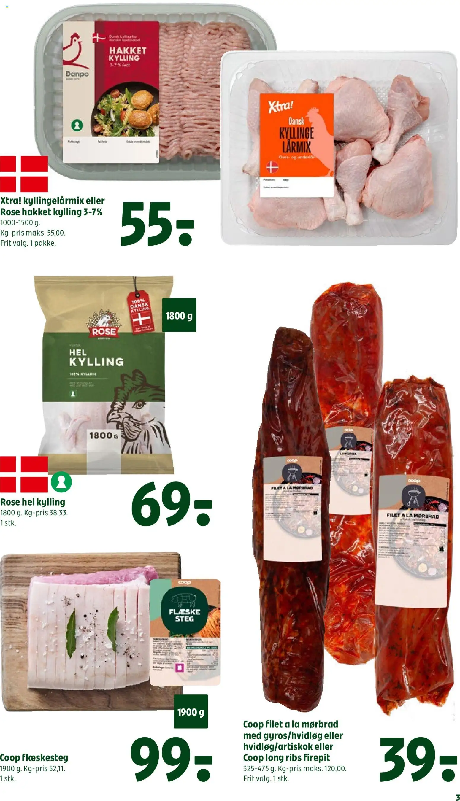 Coop 365 tilbudsavis – gyldig fra 16/07/2026 | Side: 5 | Produkter: Ribs, Flæskesteg