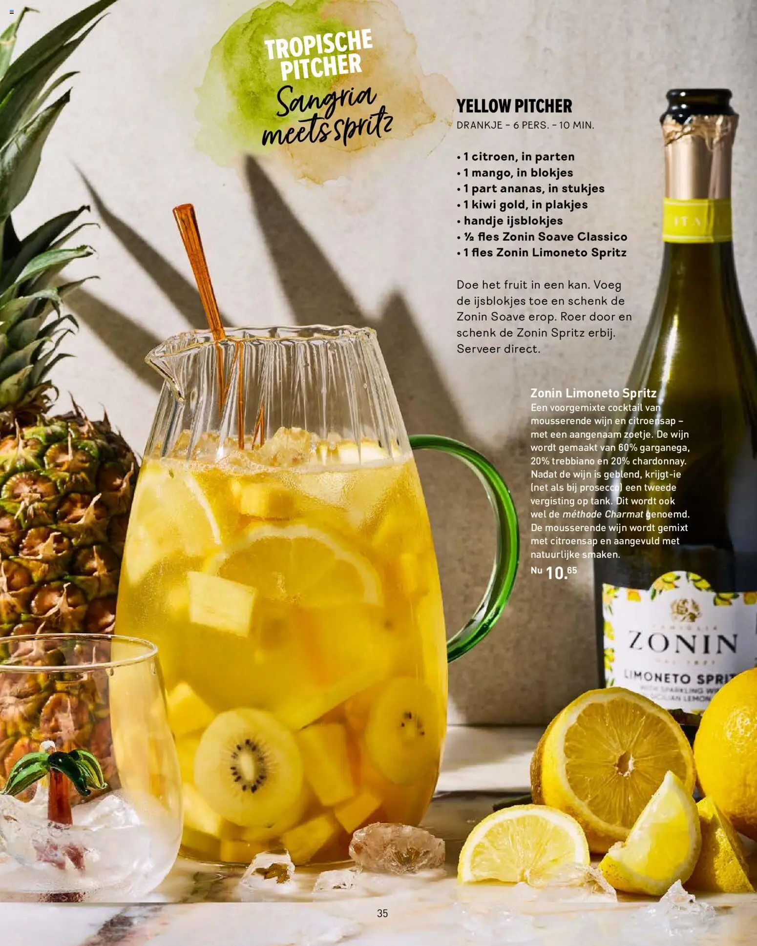 {H1} | Pagina: 35 | Producten: Wijn, Kiwi, Fles, Mousserende wijn