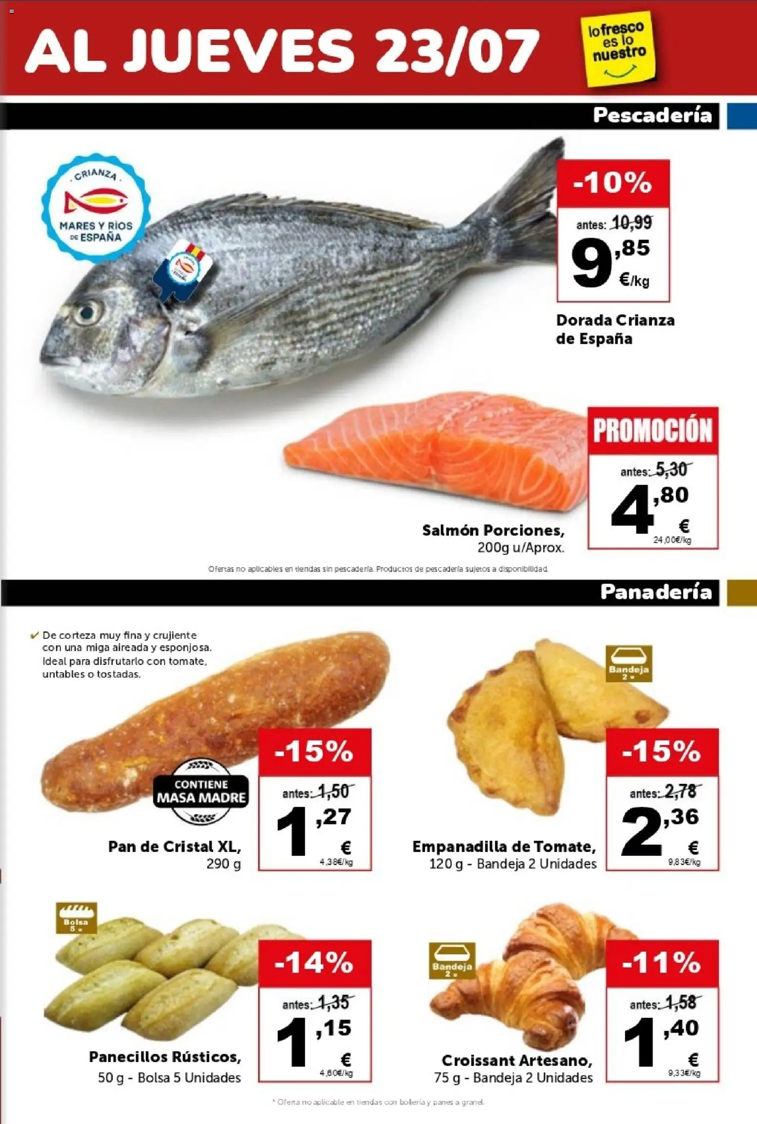 Masymas folleto │ válido desde el 17/07/2026 | Página: 5 | Productos: Croissant, Bolsa, Panadería, Bandeja