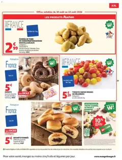Auchan - Prévisualisation de Auchan catalogue valide à partir de 18/08/2026 | Page: 29 | Produits: Parfums, Fruits, Chocolat, Tomates