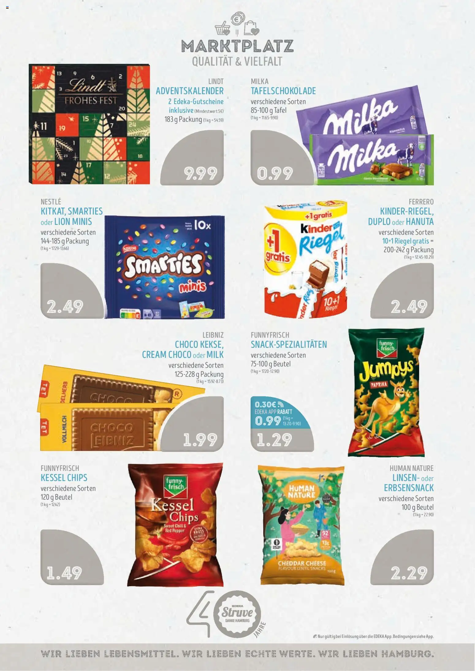 Edeka Struve Prospekt – gültig ab 19.10.2026 | Seite: 11 | Produkte: Smarties, Milka, Paprika, Chips