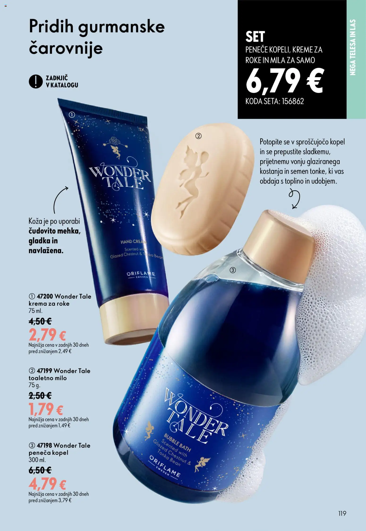 Novi Oriflame katalog ponudbe – veljaven od 26.08.2026 | Stran: 119 | Izdelki: Kopel, Peneča kopel, Krema, Milo