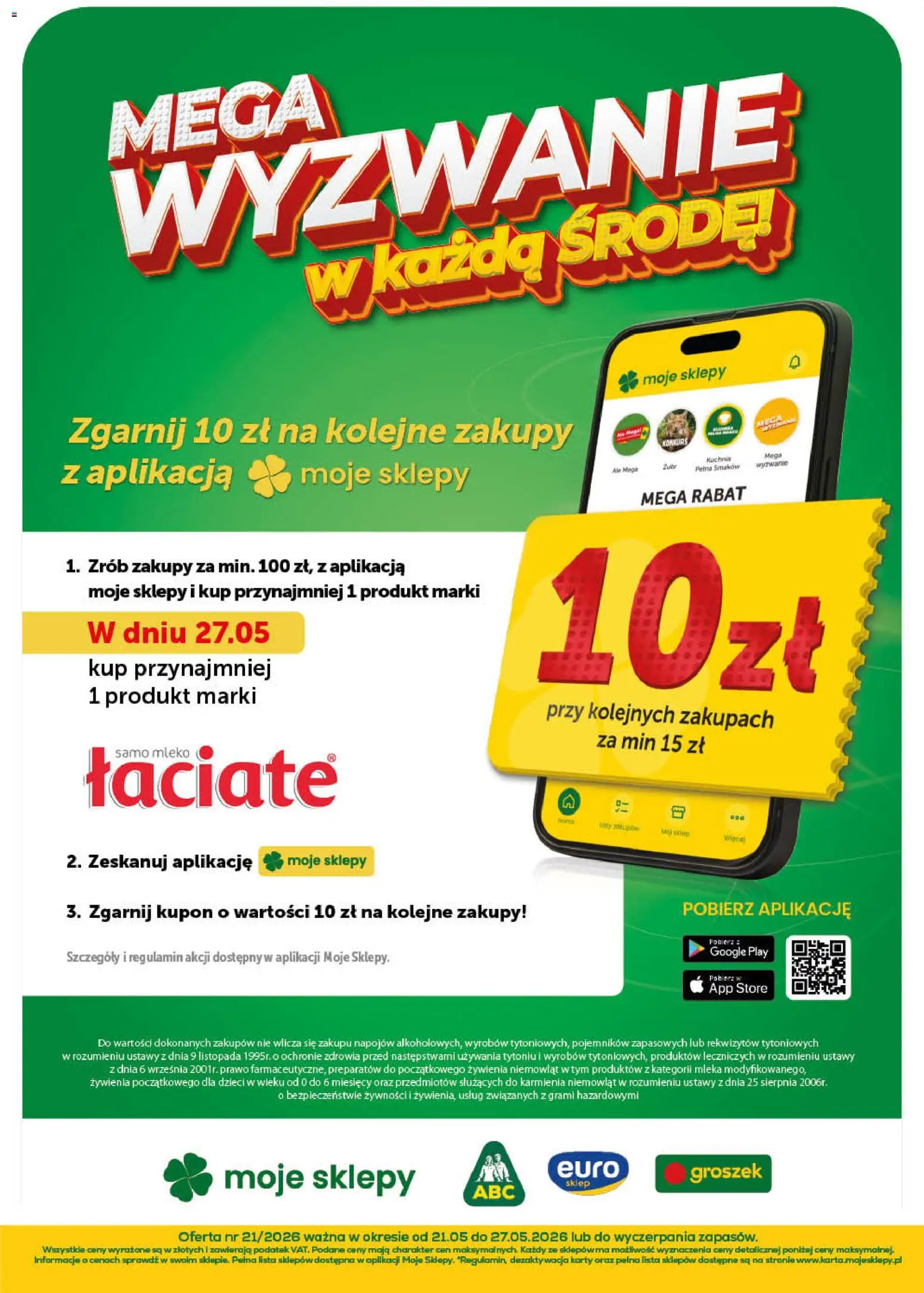 ABC gazetka - Minimarket od 21.05.2026 | Strona: 14 | Produkty: Groszek, Mleka
