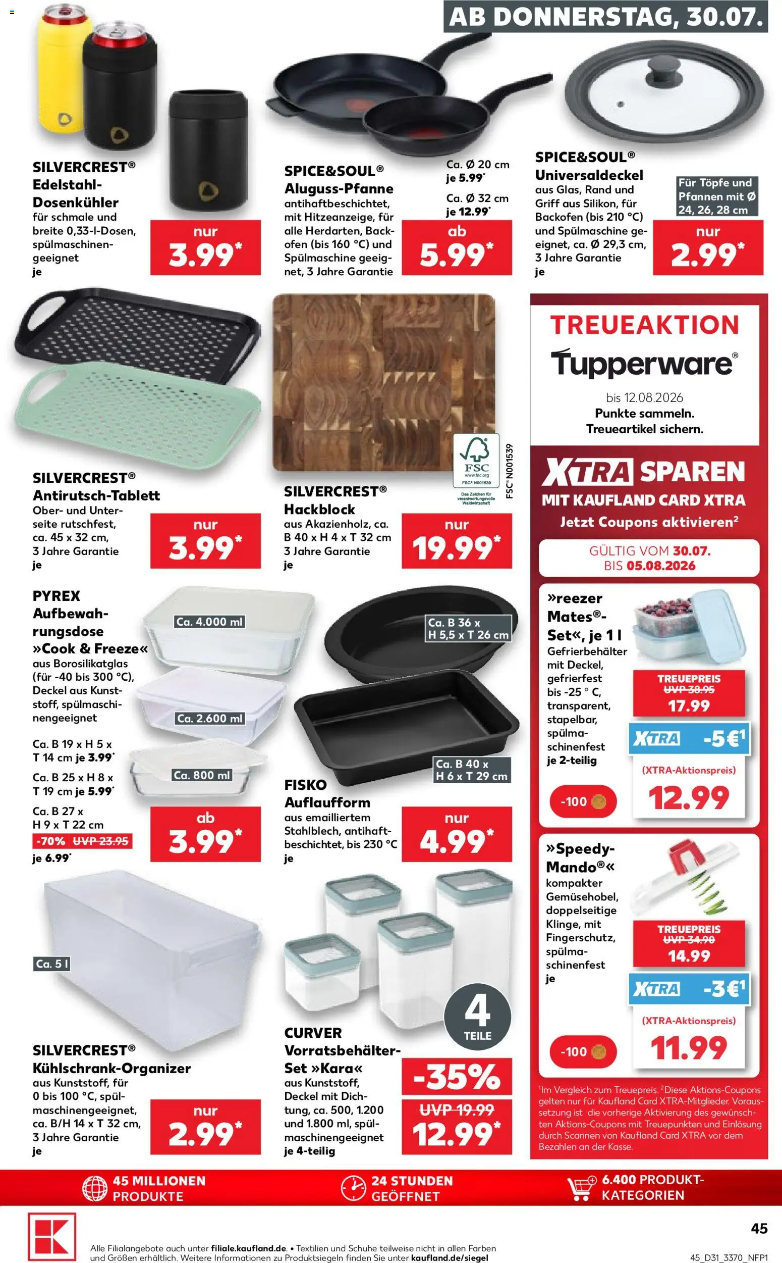 Kaufland Prospekt Rostock – gültig ab 30.07.2026 | Seite: 45 | Produkte: Ofen, Backofen