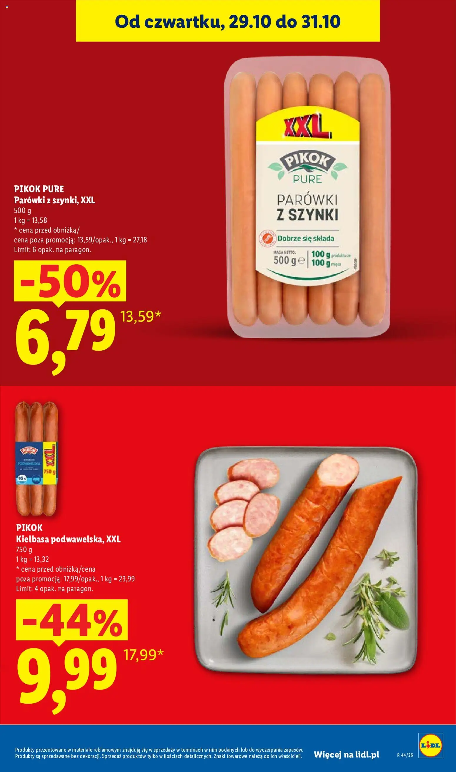 Lidl Polsko leták od 29.10.2026 | Strana: 19 | Produkty: Pikok