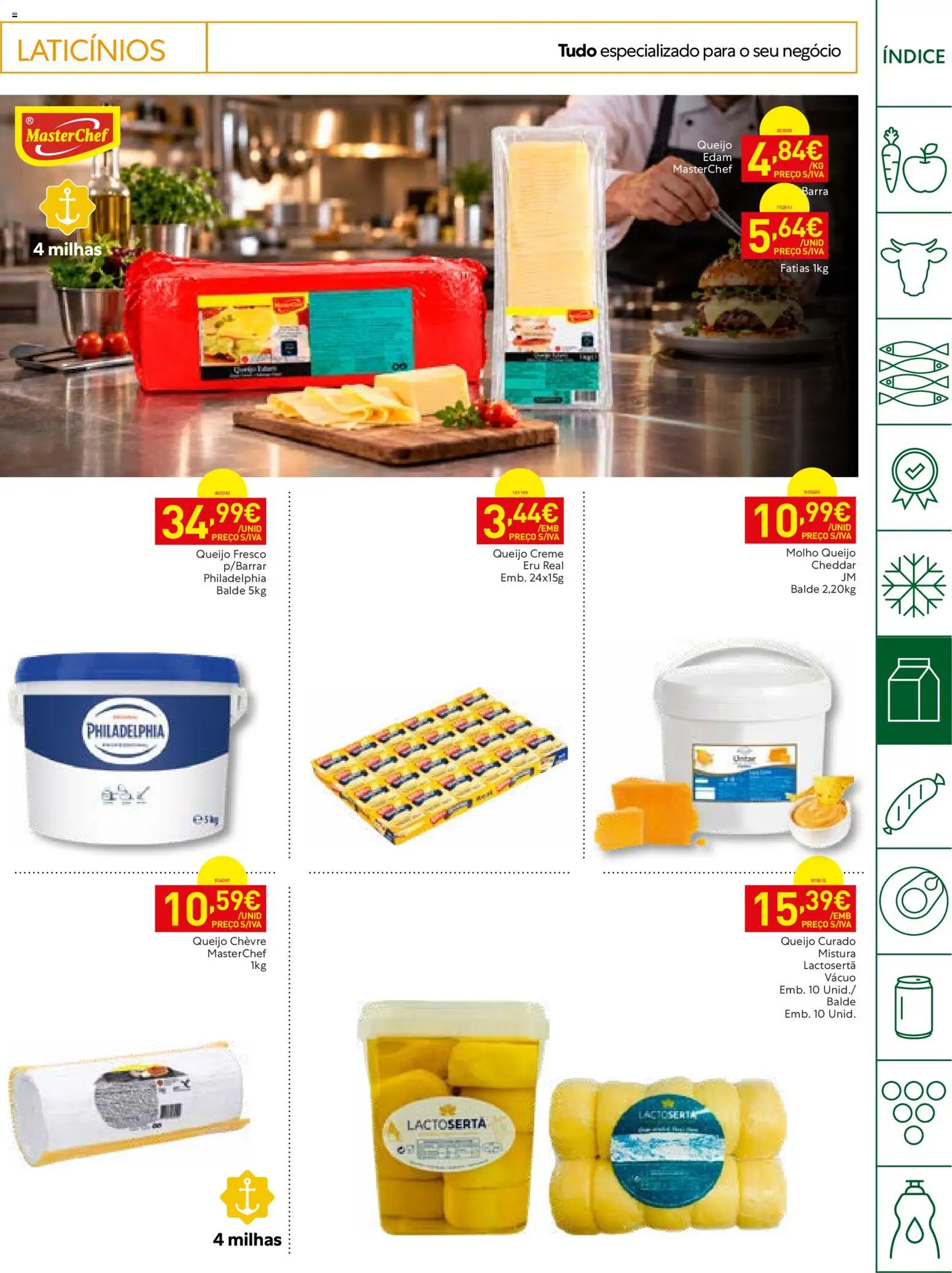 Recheio Horeca │ válido de 22/09/2026 | Página: 13 | Produtos: Balde, Queijo creme, Cheddar, Creme