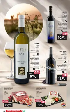 Interspar Vino Katalog - Pregled kataloga iz trgovine Interspar, vrijedi od 16.09.2026 | Stranica: 14 | Proizvodi: Rižoto, Vino, Pršut, Riba