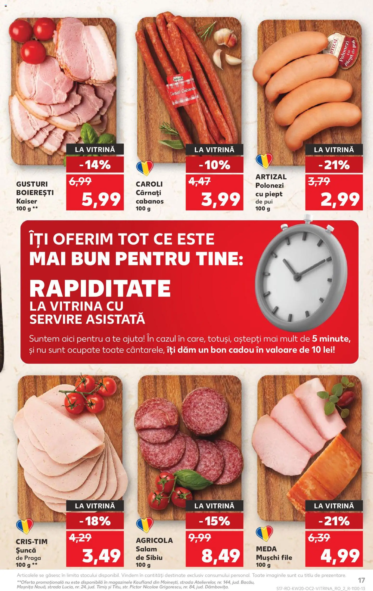 Kaufland RO akciós ujság - amely érvényes a következő dátumtól: 13.05.2026 | Oldal: 17