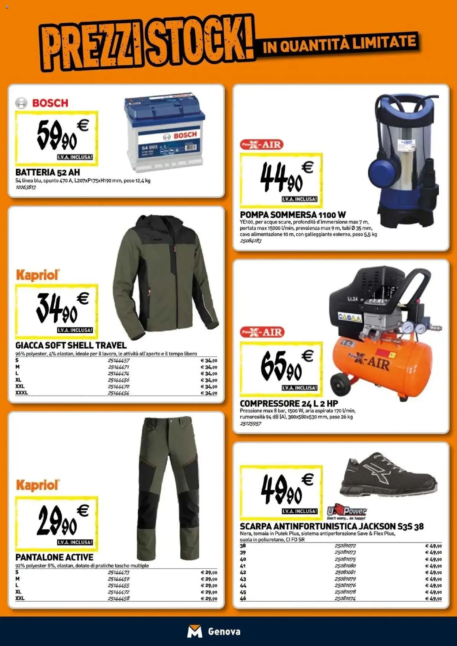 Nuovo TECNOMAT - Straordinari prezzi stock! dal 24/09/2026 > offerte anteprima 🛍️ | Pagina: 21 | Prodotti: Compressore, Cavo, Tubi, Tasche