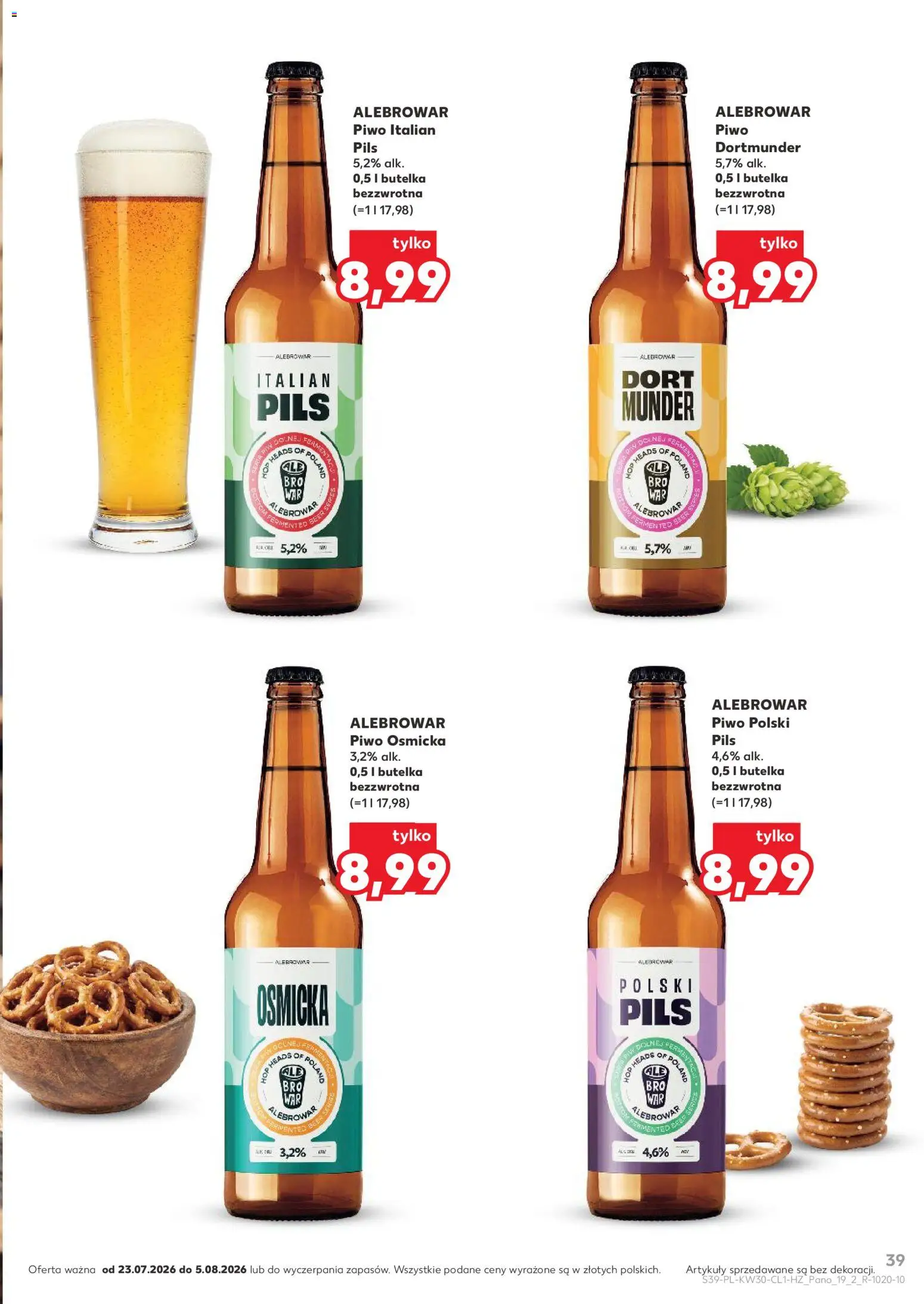 Kaufland Polsko leták - Barek od 23.07.2026 | Strana: 39 | Produkty: Dort