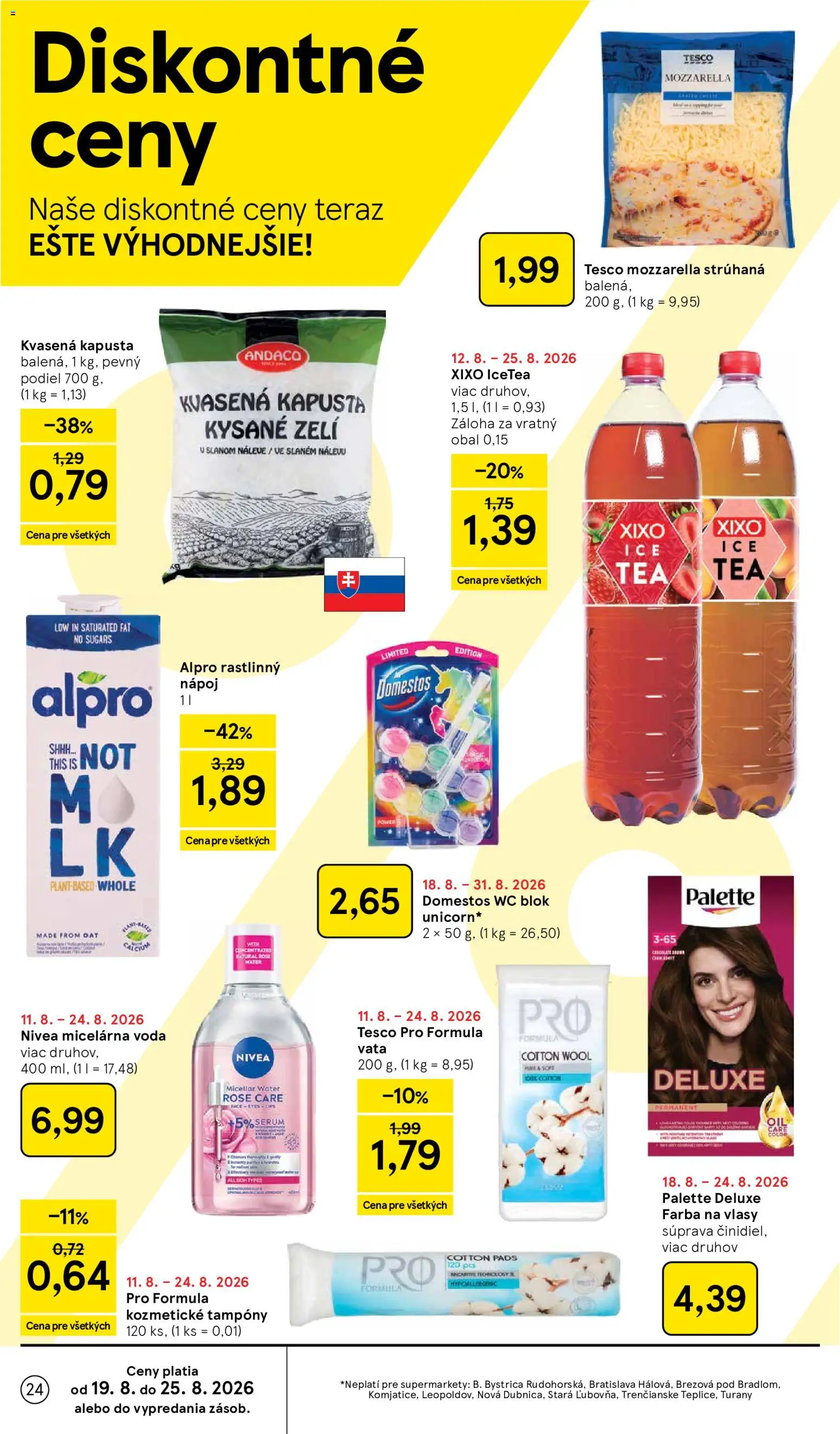 Nové Tesco akcie – leták je platný od 19.08.2026 | Strana: 24