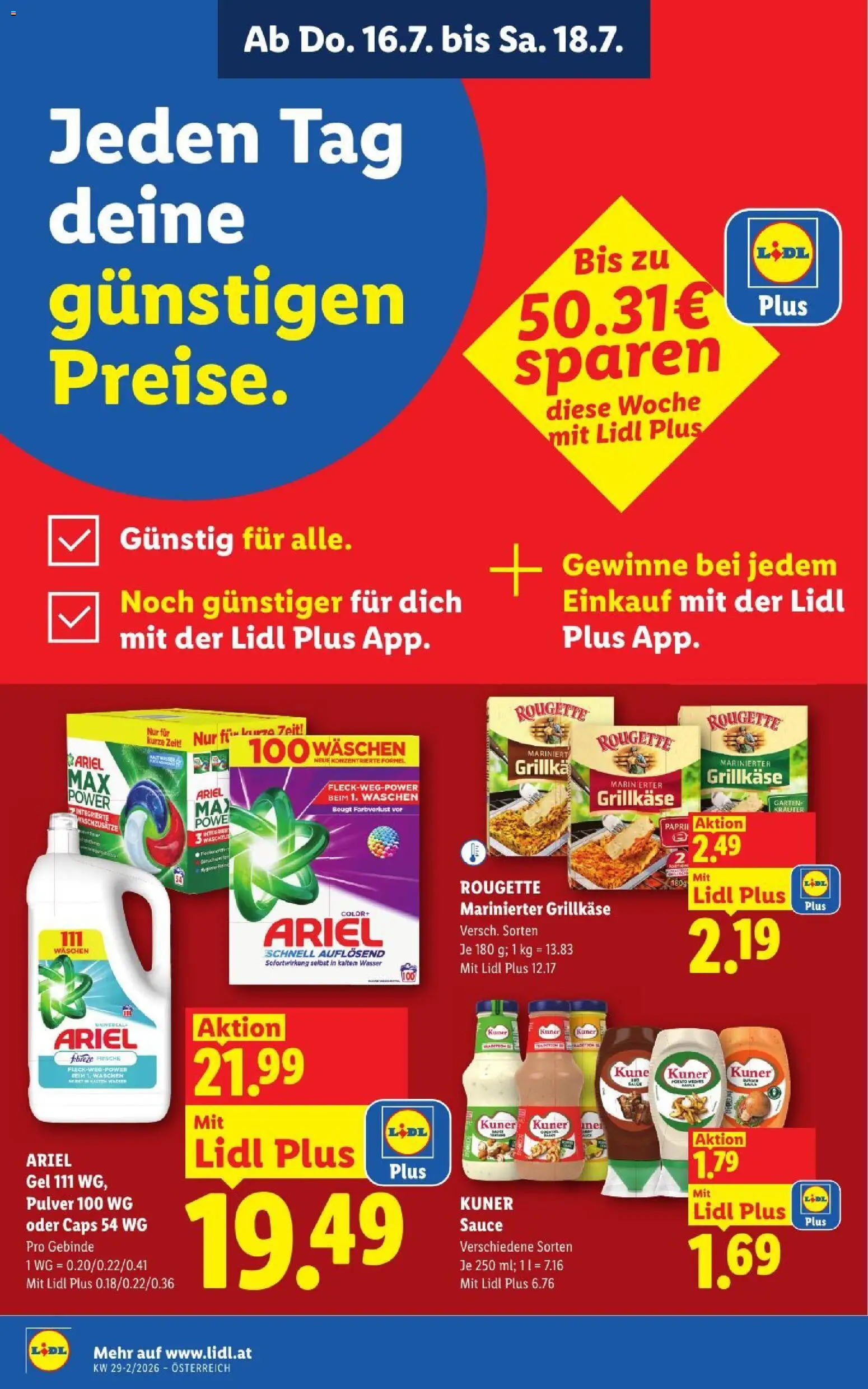 Lidl - Flugblatt gültig ab 16.07.2026 | Seite: 2 | Produkte: Wasser