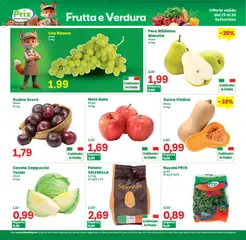 Anteprima del volantino Prix volantino valido a partire dal 15/09/2026 | Pagina: 6 | Prodotti: Rucola, Pere, Cavolo, Cappuccio